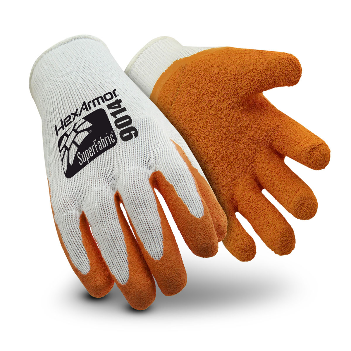 HexArmor® Large SharpsMaster II® 10 Gauge SuperFabric® And Cotton Cut Resistant Gloves With Wrinkle Rubber Coated Palm And Finge
