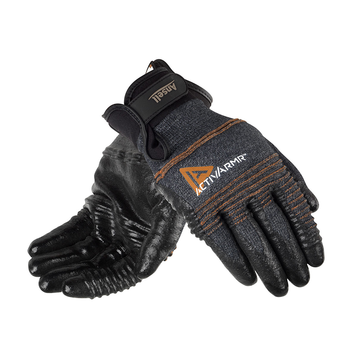 Ansell ActivArmr® 15 Gauge Nylon, Spandex And DuPont™ Kevlar® Cut Resistant Gloves With Foam Nitrile Coated Palm