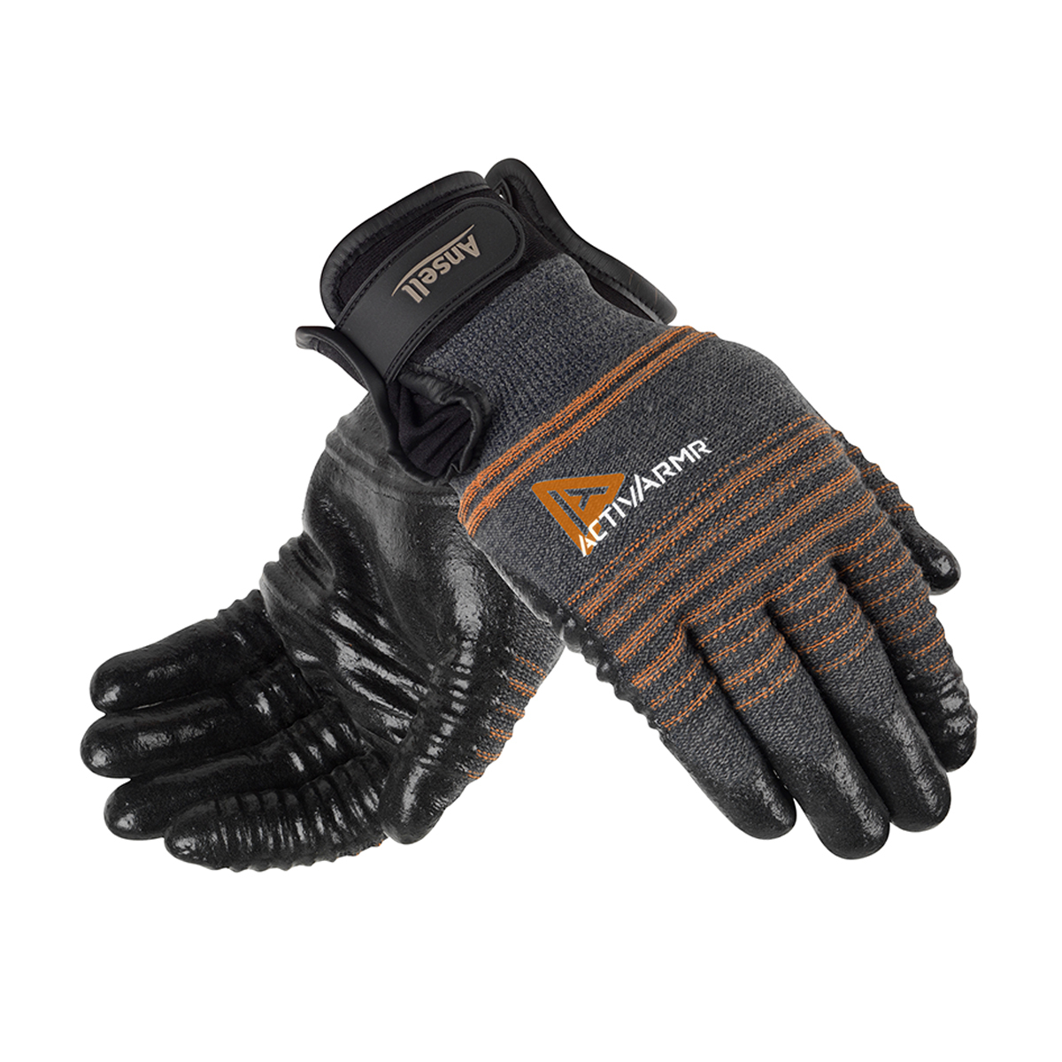 Ansell Size 9 ActivArmr® 13 Gauge Lycra®, Stainless Steel, DuPont™ Kevlar® And Nylon Cut Resistant Gloves With Foam Nitrile Coat
