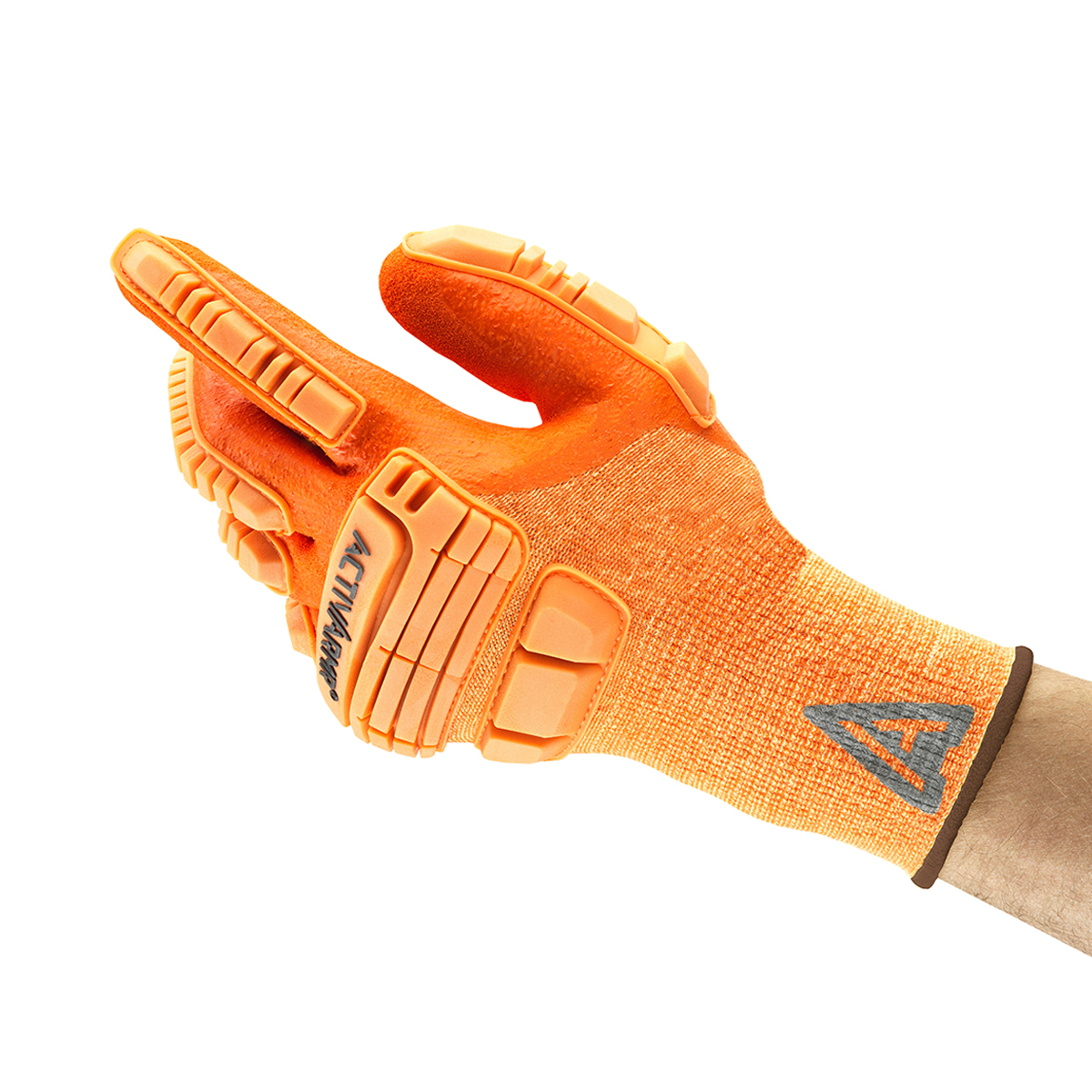 Ansell ActivArmr® 15 Gauge DuPont™ Kevlar®, Spandex And Nylon Cut Resistant Gloves With Nitrile Three-Quarter Dip Coating