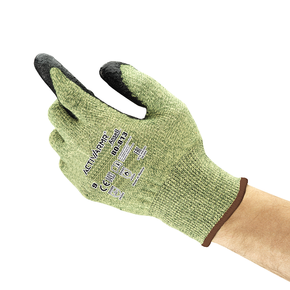 Ansell ActivArmr® 13 Gauge Glass Fiber, Modacrylic And DuPont™ Kevlar® Cut Resistant Gloves With Neoprene Foam Coated Pa
