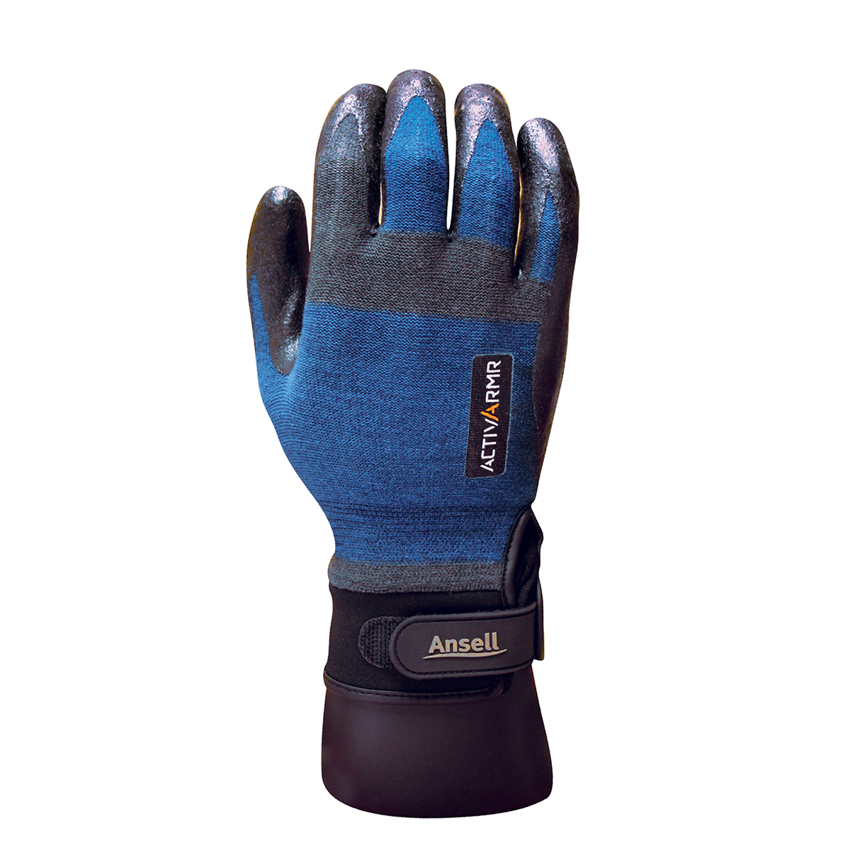 Ansell ActivArmr® 18 Gauge DuPont™ Kevlar®,  Nylon And Spandex And Stainless Steel Cut Resistant Gloves With Foam Nitril