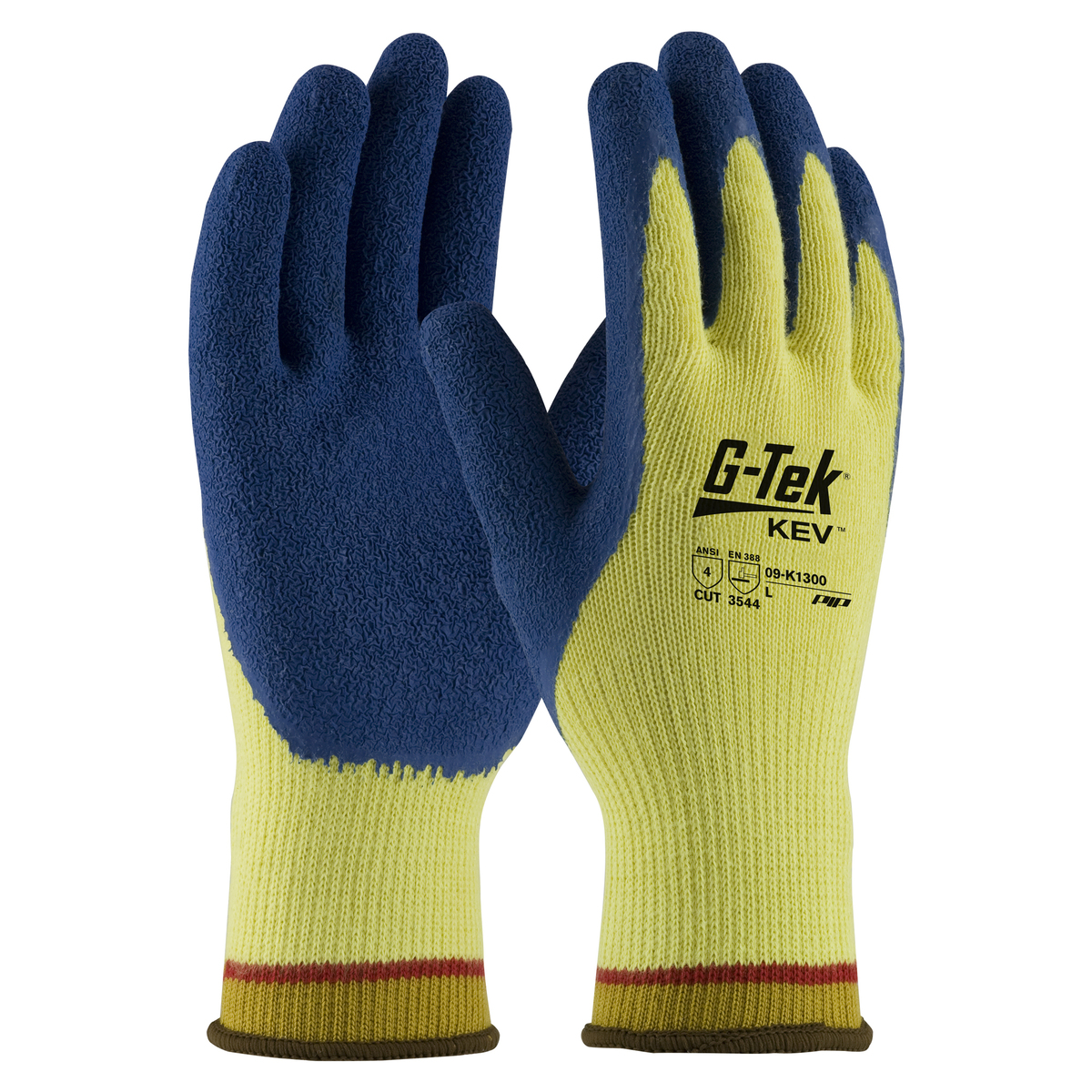 PIP® Medium G-Tek® KEV™ 7 Gauge DuPont™ Kevlar® Cut Resistant Gloves With Latex Coating