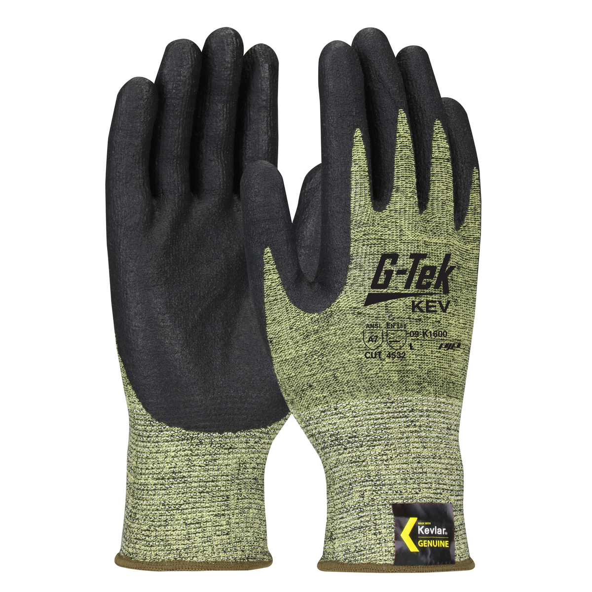 PIP GTek KEV 13 Gauge DuPont Kevlar Cut Resistant Glo PIP09-K1600/L for sale online at autumn supply