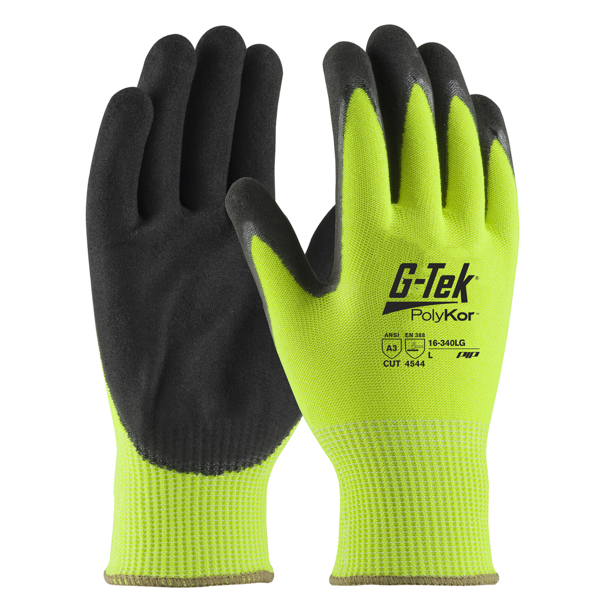 PIP® Large G-Tek® PolyKor® 13 Gauge PolyKor® Cut Resistant Gloves With Nitrile Coating