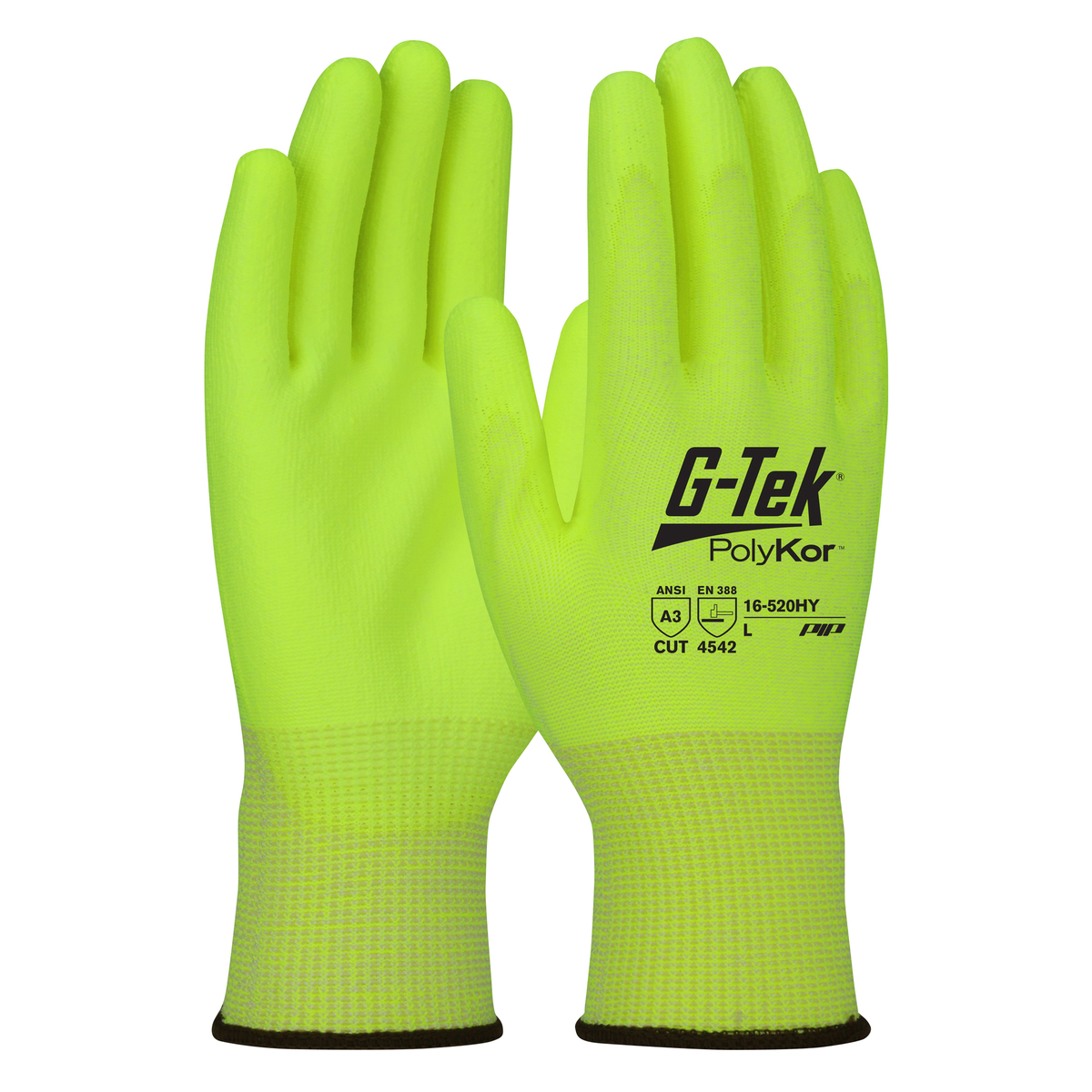 PIP® Medium G-Tek® PolyKor® 13 Gauge PolyKor® Cut Resistant Gloves With Polyurethane Coating
