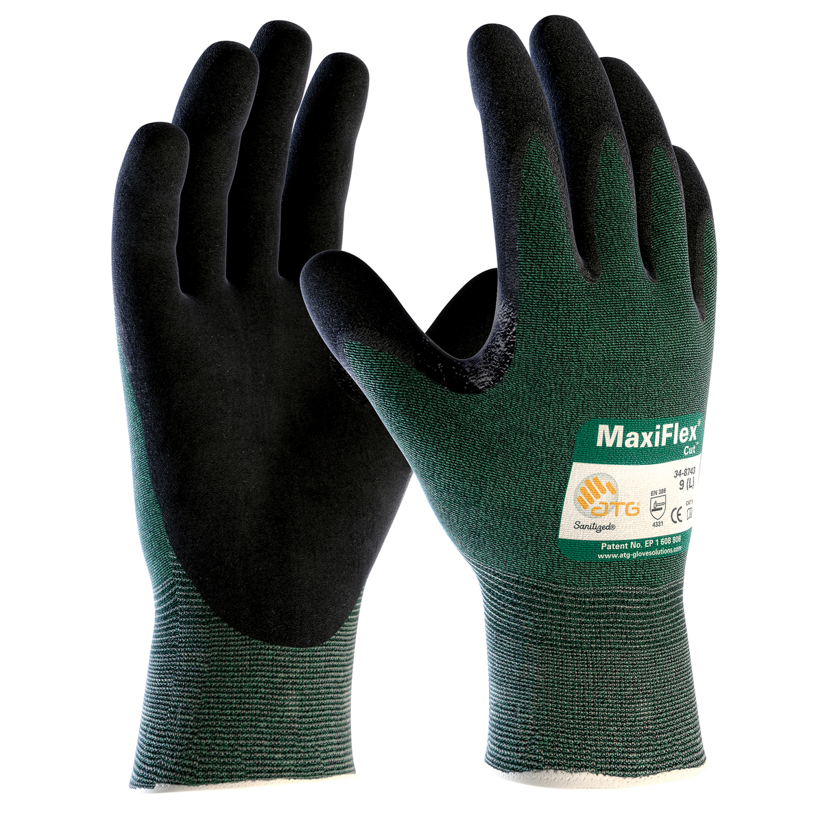 PIP® Large MaxiFlex® Cut™ 15 Gauge Engineered Yarn Cut Resistant Gloves With Nitrile Coating