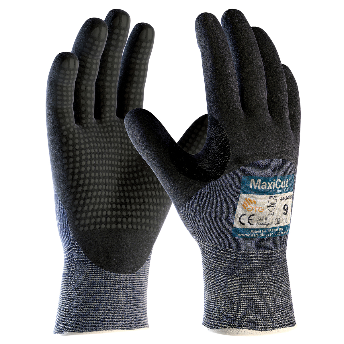 PIP® Large MaxiCut® Ultra DT™ 15 Gauge Engineered Yarn Cut Resistant Gloves With Nitrile Coating