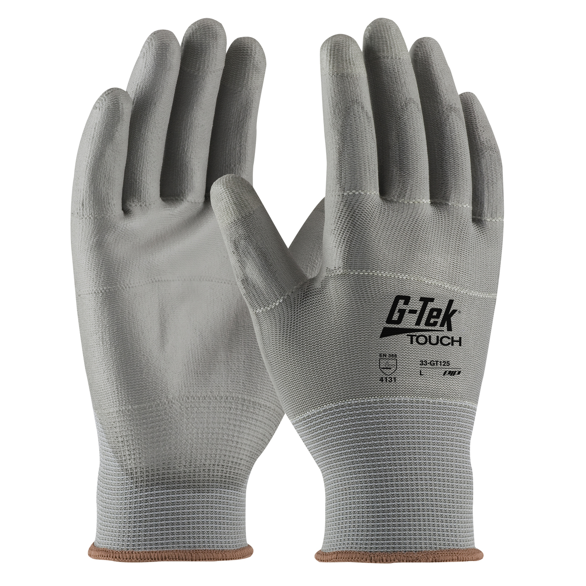 PIP® Small G-Tek® Touch 13 Gauge Gray Nitrile Palm And Finger Coated Work Gloves With Nylon And Polyester Liner And Continuous K PIP Small GTek Touch 13 Gauge Gray Nitrile Palm And F PIP33-GT125/S for sale online at autumn supply