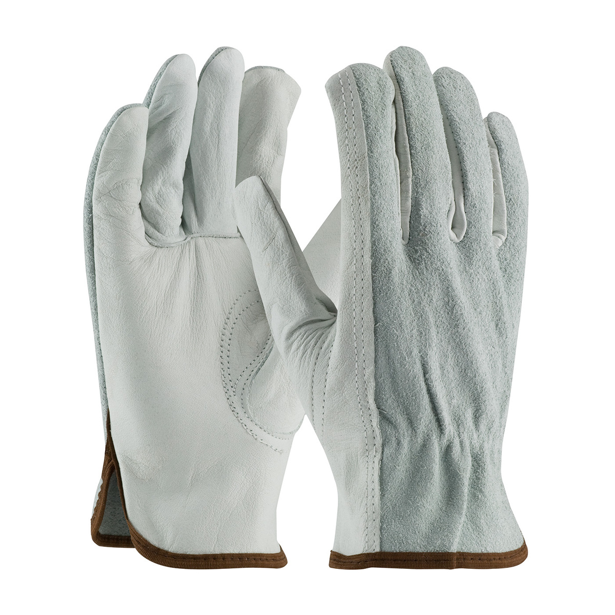 PIP® X-Large Natural Top Grain Cowhide Unlined Drivers Gloves