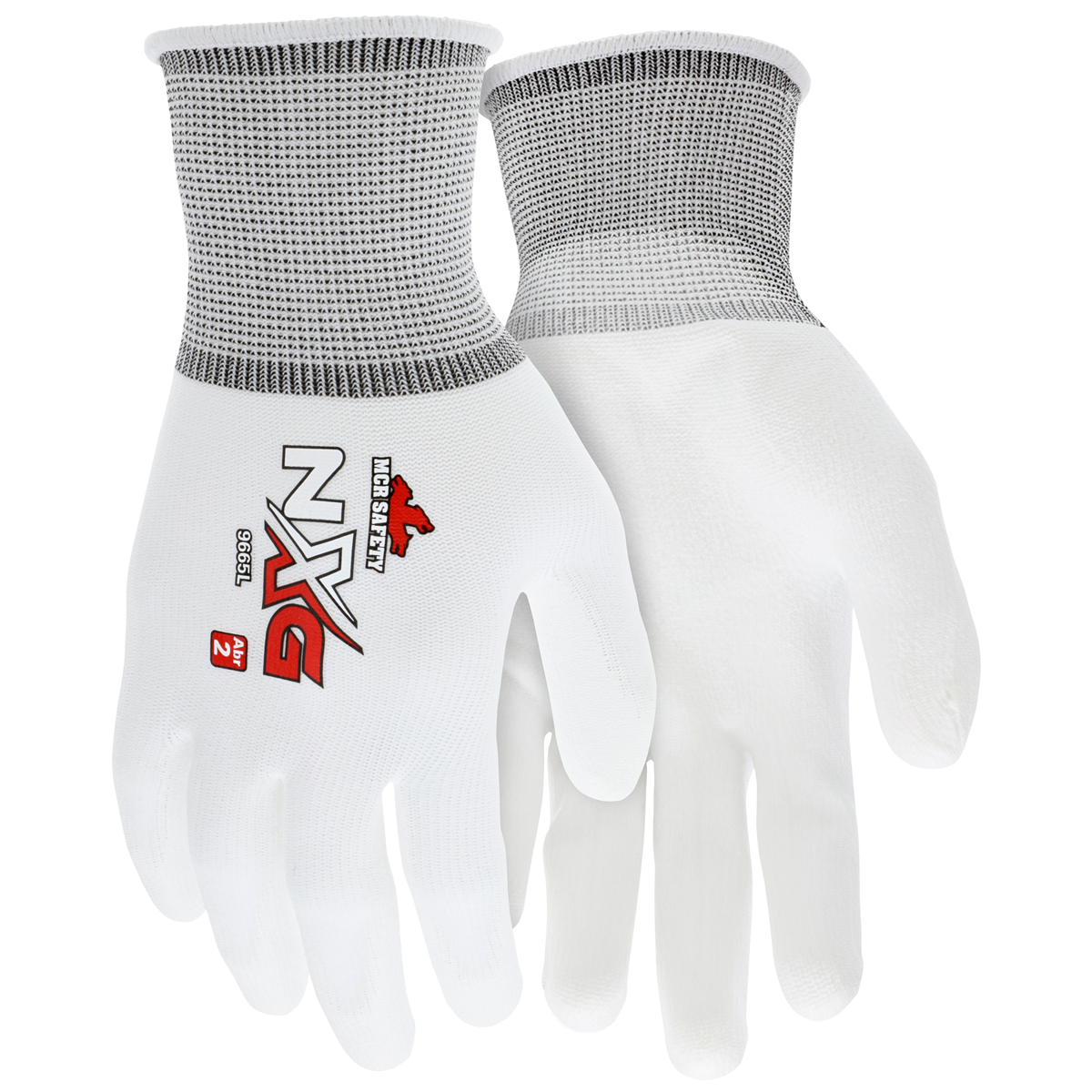 MCR Safety® Large Economy 13 Gauge White Polyurethane Palm And Fingertips Coated Work Gloves With White Nylon Liner And Knit Wri MCR Safety Large Economy 13 Gauge White Polyurethane MEG9665L for sale online at autumn supply