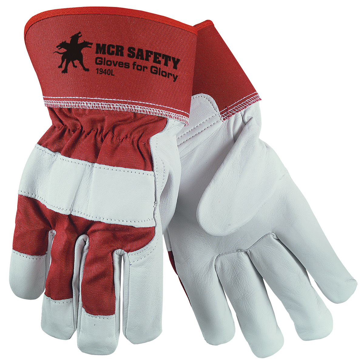 MCR Safety XLarge White And Red Premium Grain Goatski MEG1940XL for sale online at autumn supply