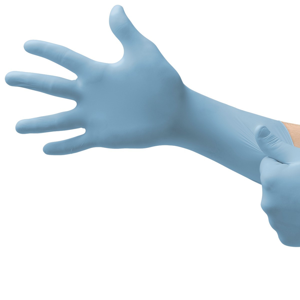 Ansell Large Blue Microflex® Integra® EC N87 9.1 mil Nitrile Disposable Gloves (Availability restrictions apply.)