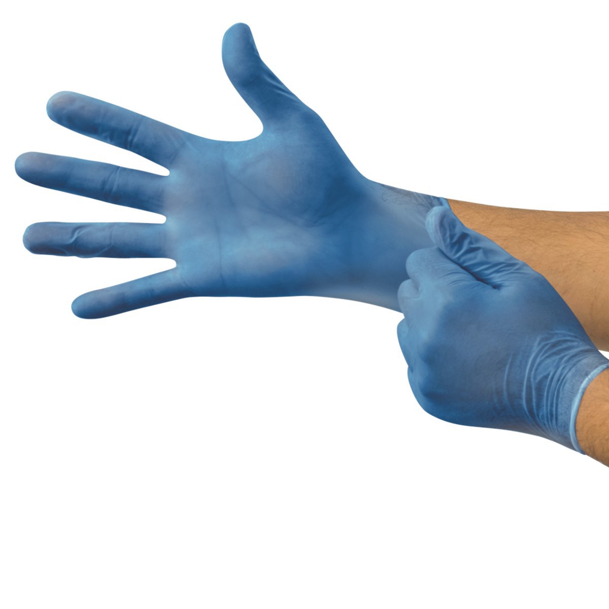 Ansell Medium Blue Microflex V29 4.7 mil Vinyl Dispos MCRV292 for sale online at autumn supply