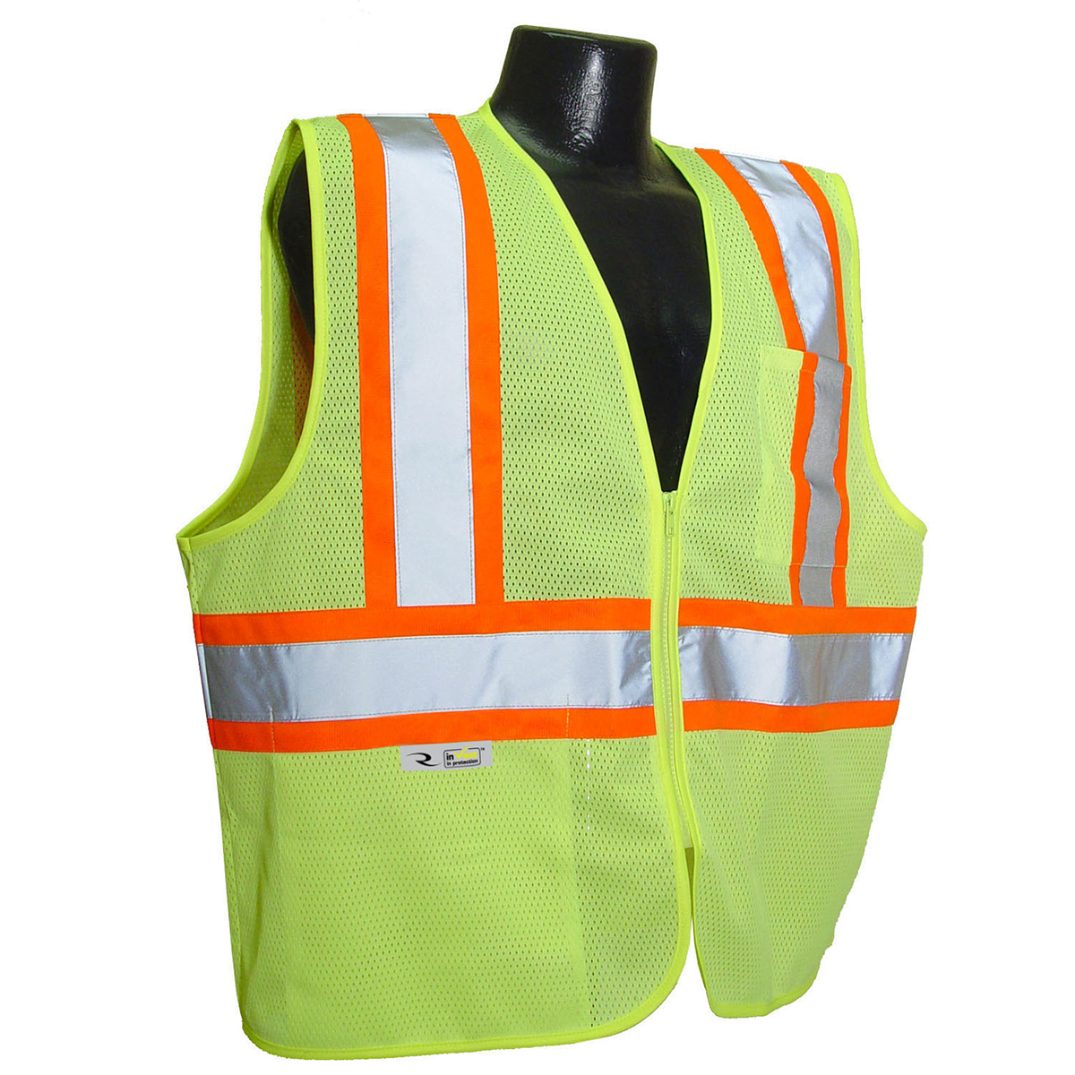 Radians, Inc. 3X Hi-Viz Green RadWear™ Self Extinguishing 100% Polyester Mesh Vest
