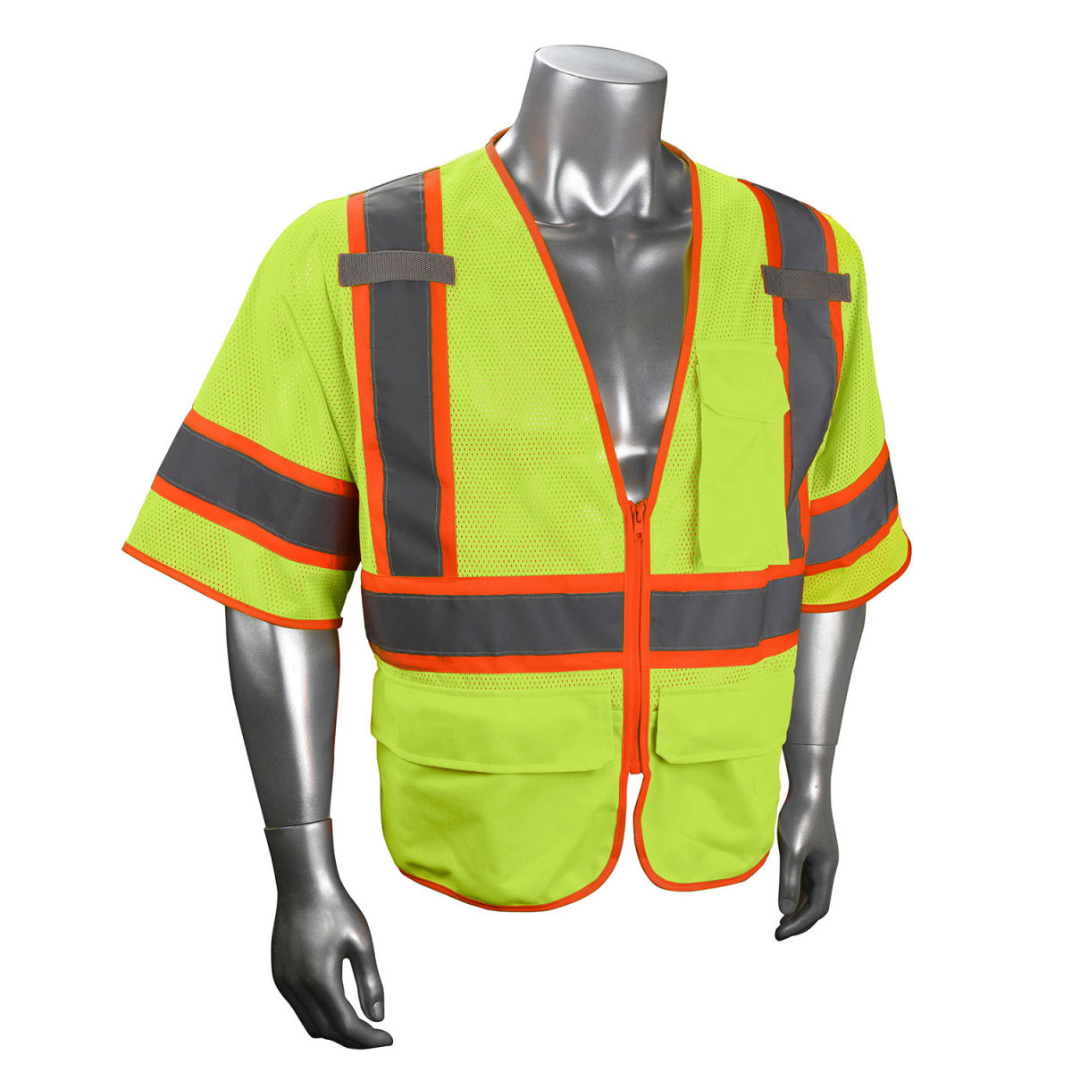 Radians, Inc. Large Green RadWear™ 100% Polyester Mesh Vest