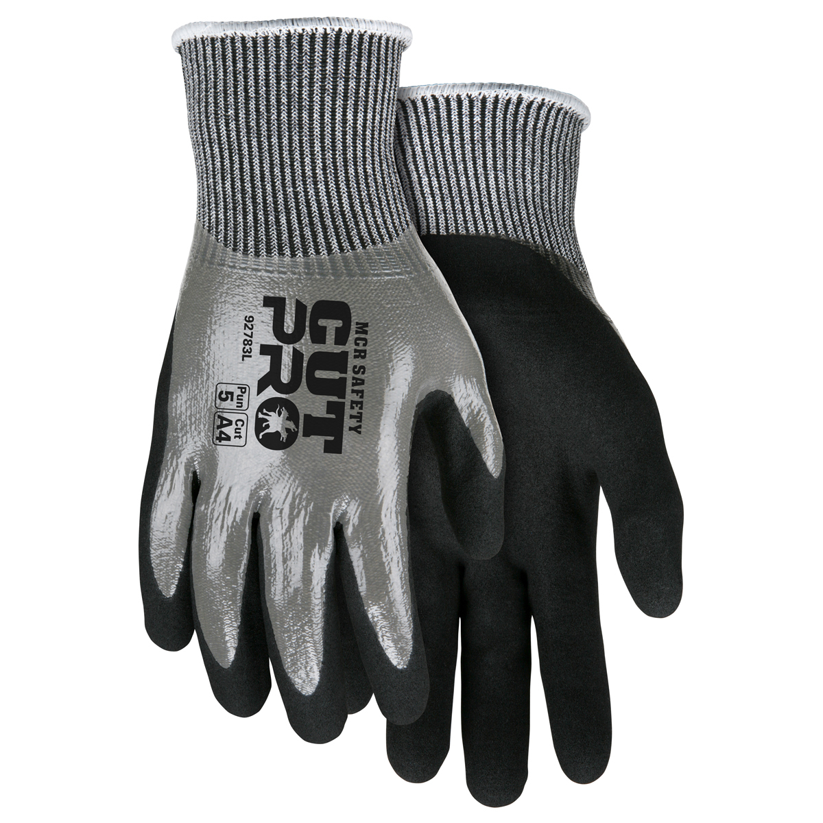 MCR Safety® Large Cut Pro™ 13 Gauge HyperMax™ Cut Resistant Gloves With NitrileThree-Quarter Coated