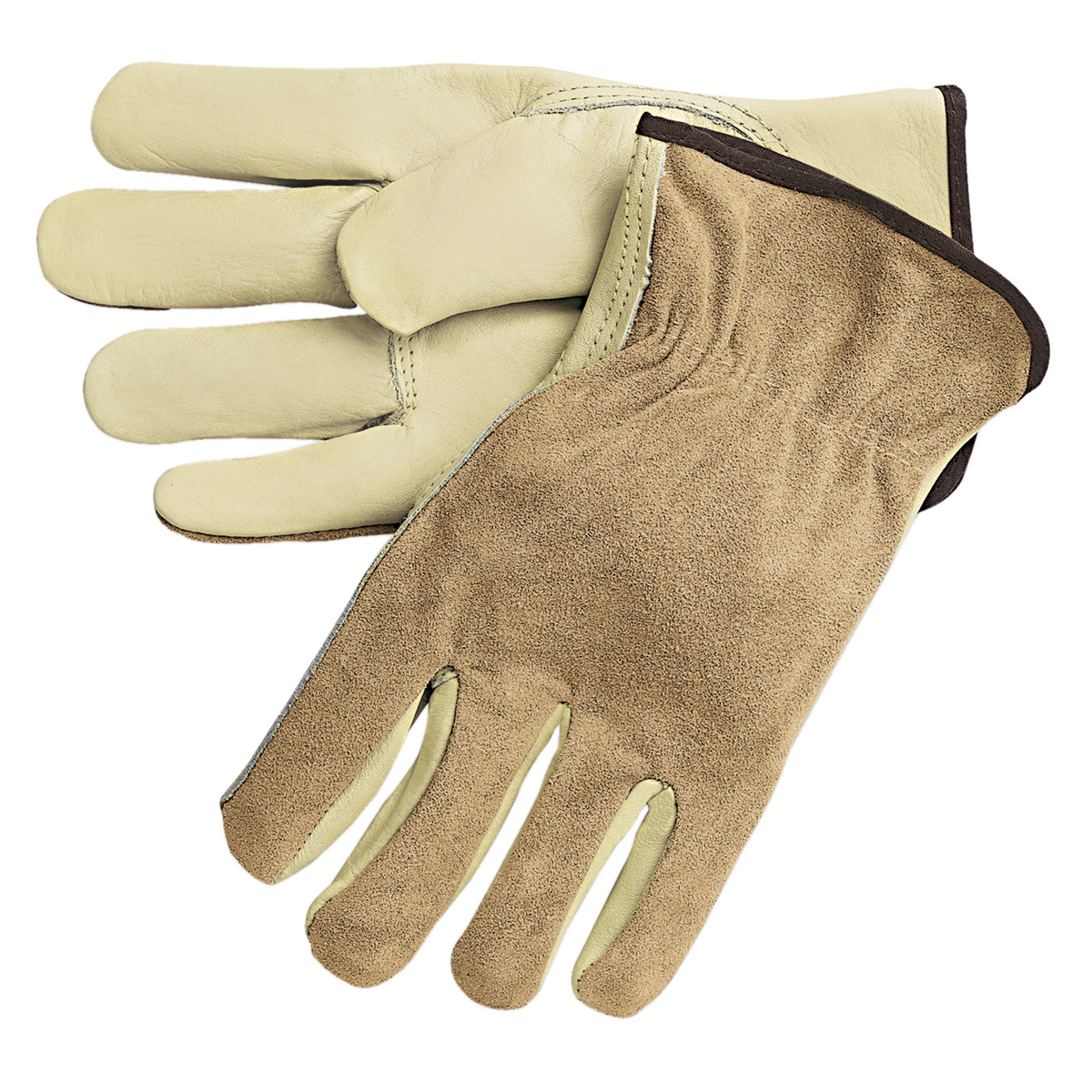 Memphis Glove Natural Competitive Value Cowhide Unlined Drivers Gloves
