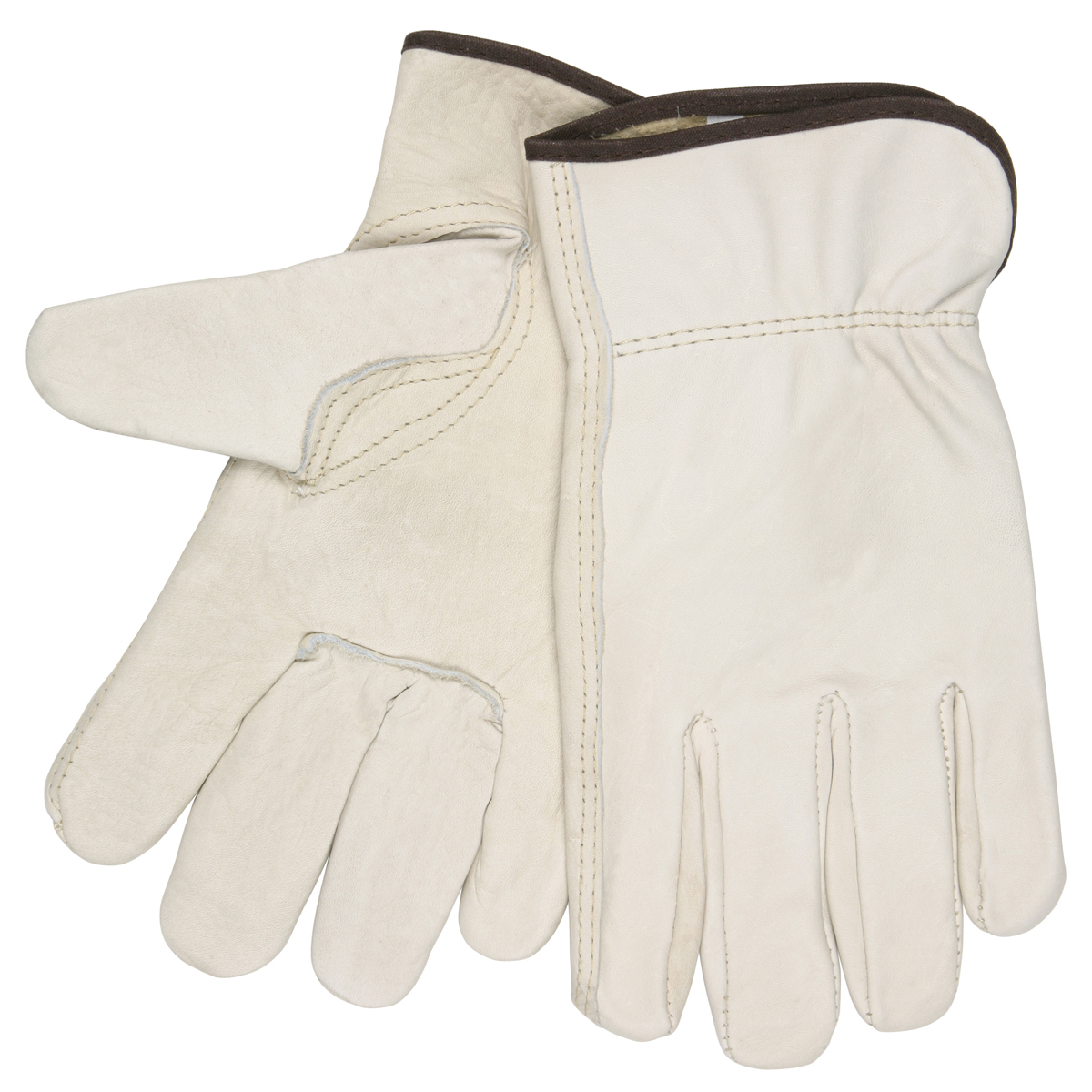 Memphis Glove Large Pearl Select Grade Cowhide Unlined Drivers Gloves
