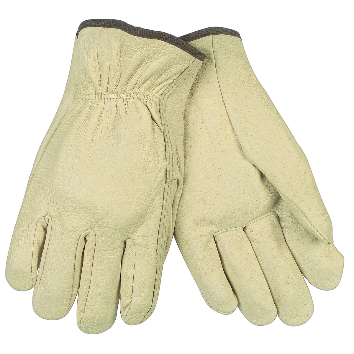 Memphis Glove Large Natural Select Grade Pigskin Unlined Drivers Gloves