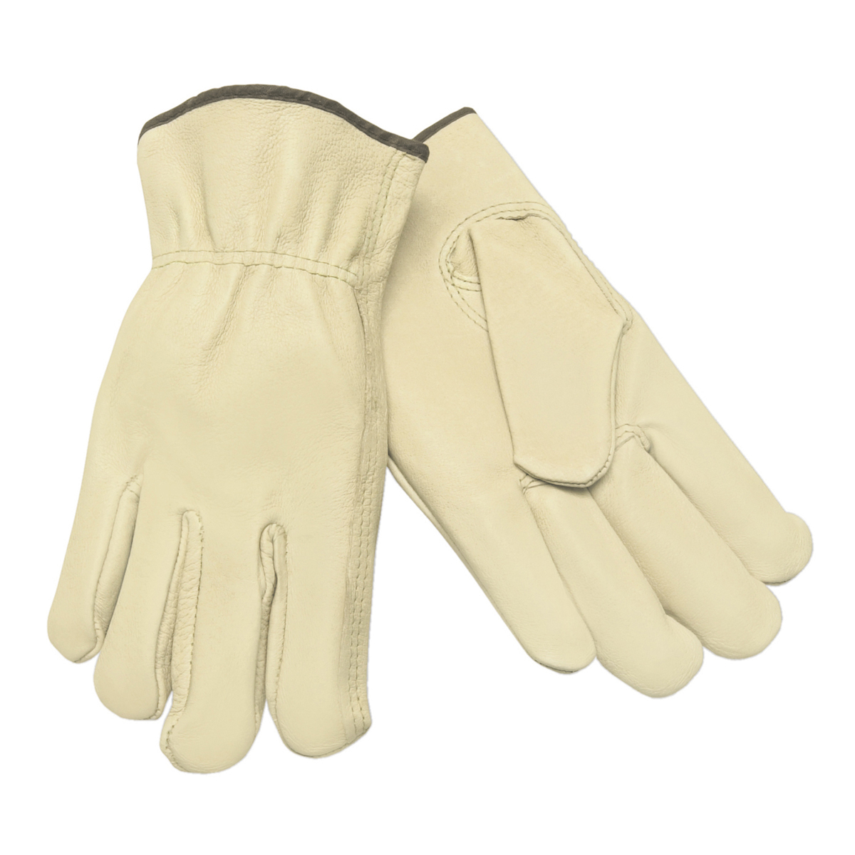 Memphis Glove X-Large Natural Competitive Value Pigskin Unlined Drivers Gloves