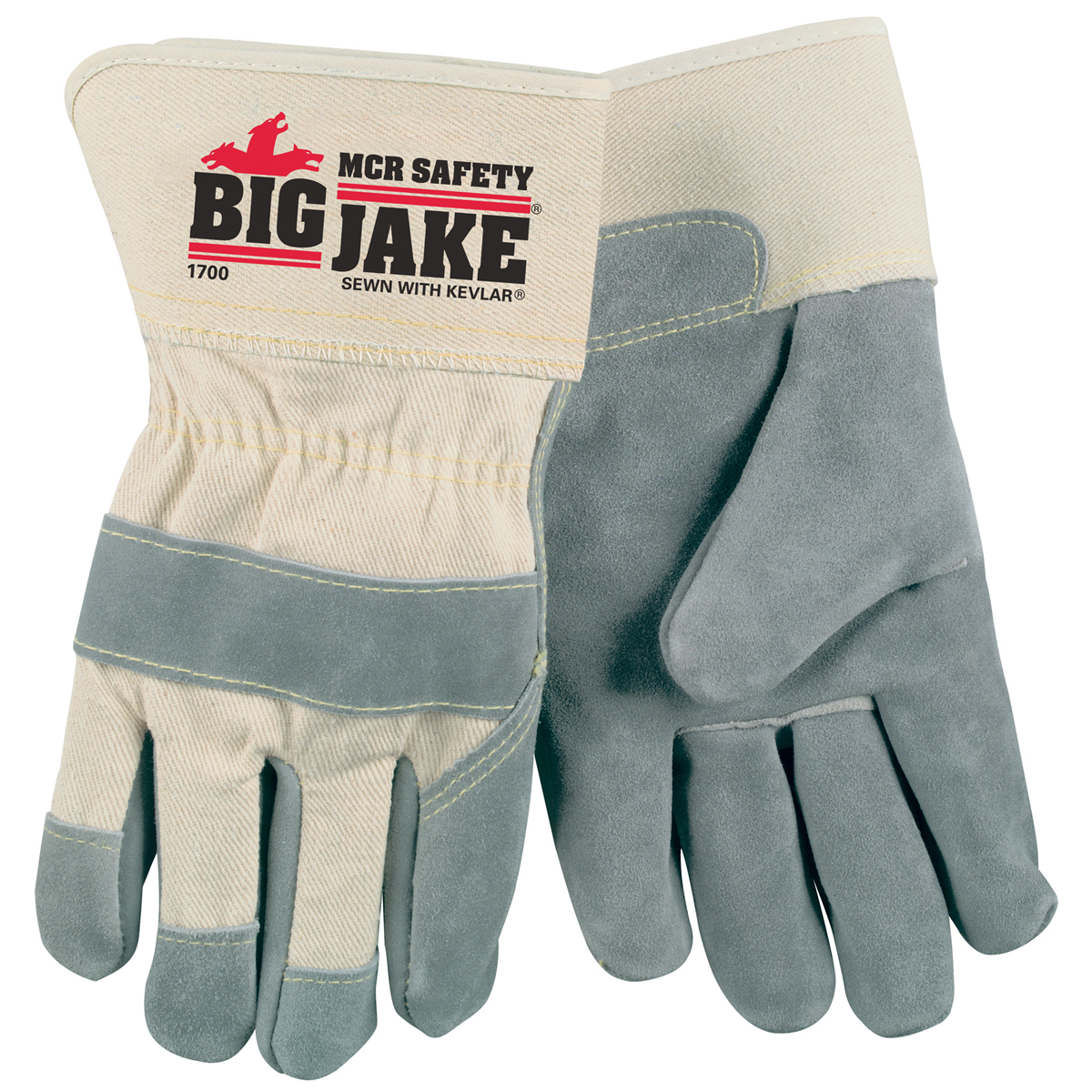 MCR Safety Large Natural Premium Side Split Leather P MEG1700L for sale online at autumn supply