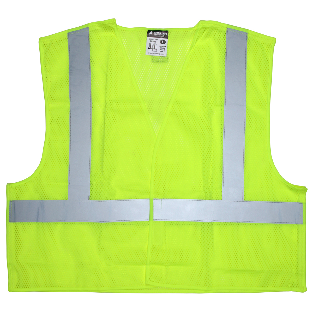 MCR Safety Medium HiViz Lime MCR Safety Polyester Mes RCRCL2MLM for sale online at autumn supply