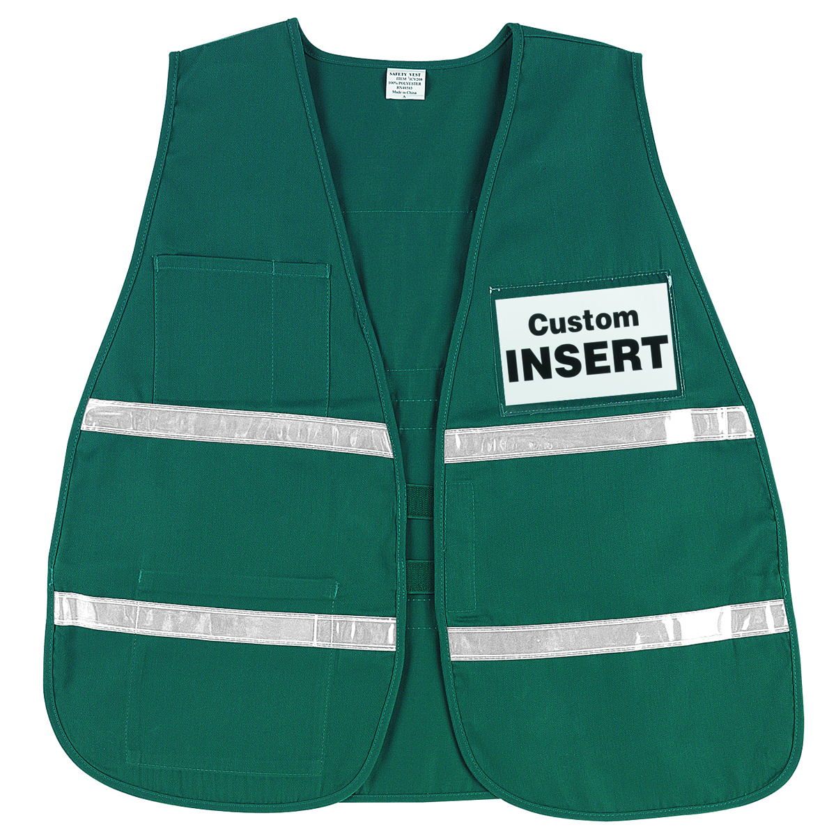 MCR Safety® Lime MCR Safety® Cotton/Polyester Incident Command Vest