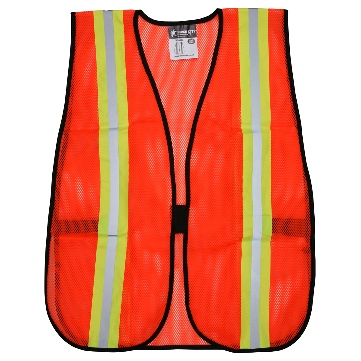 MCR Safety® Hi-Viz Orange MCR Safety® Polyester Mesh General Purpose Vest