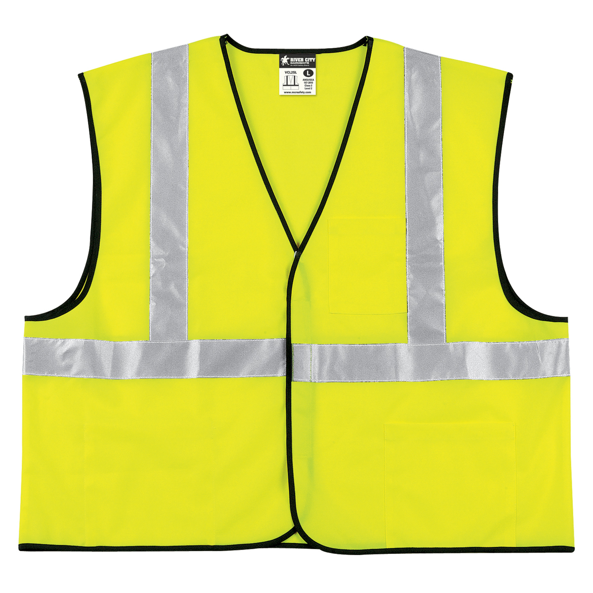 MCR Safety XLarge HiViz Lime MCR Safety Polyester Mes RCRVCL2SLXL for sale online at autumn supply
