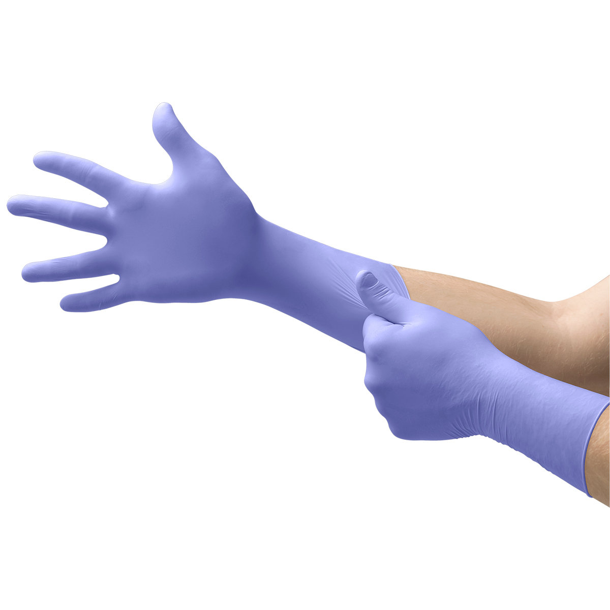 Ansell Large Violet Blue Microflex® Supreno® EC 8.3 mil Nitrile Disposable Gloves (Availability restrictions apply.)