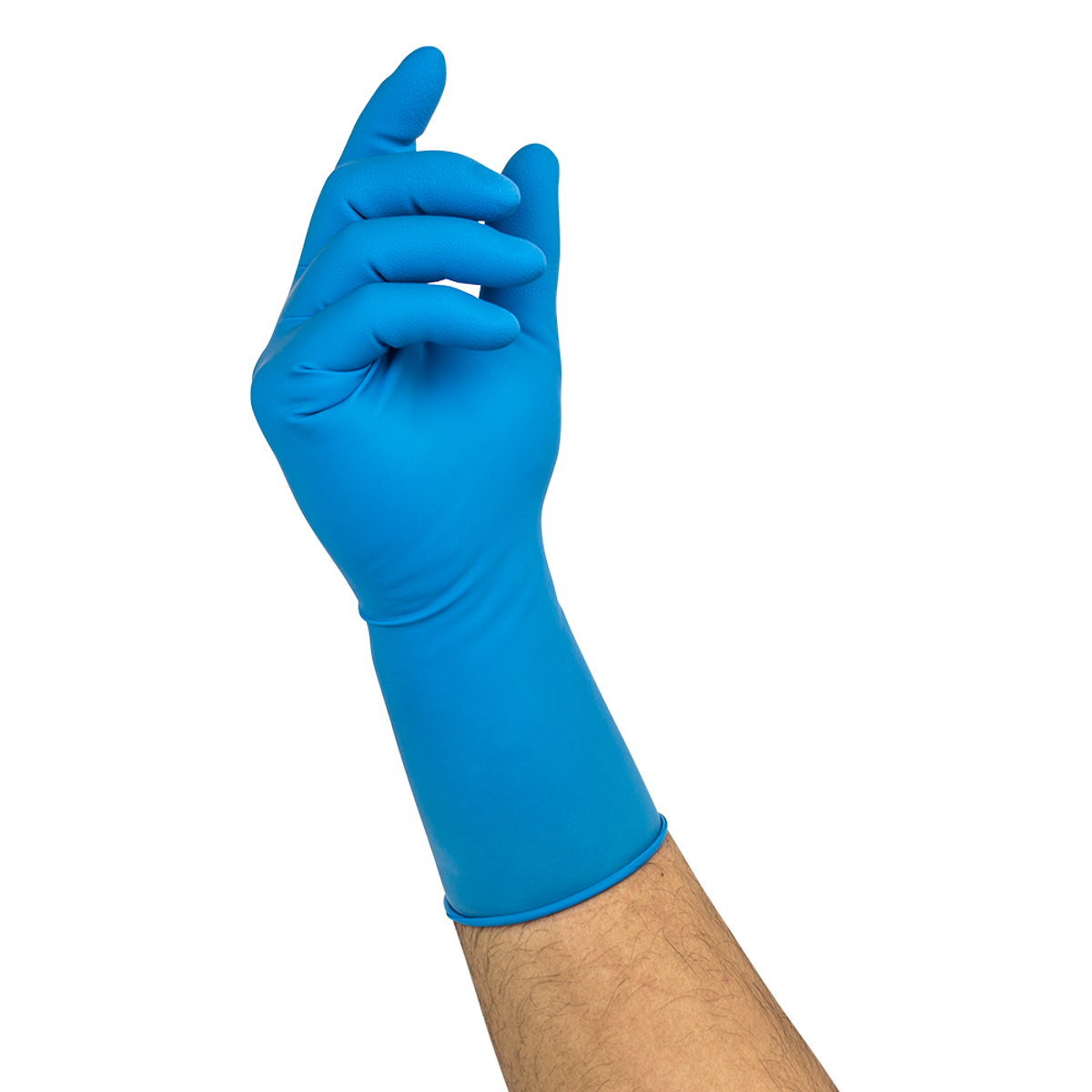 Ansell Large Blue Microflex® SafeGrip® 14.2 mil Latex Disposable Gloves (Availability restrictions apply.)