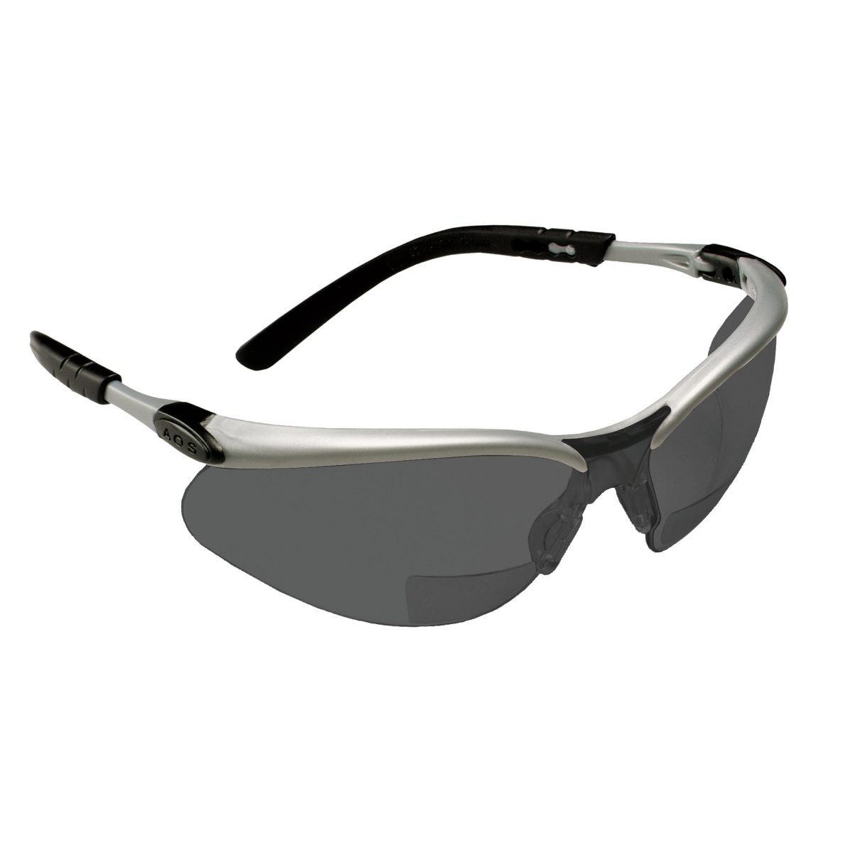 3M™ BX™ Reader Protective Eyewear 11378-00000-20 Gray Lens, Silver Frame, +2.0 Diopter (Availability restrictions apply.)