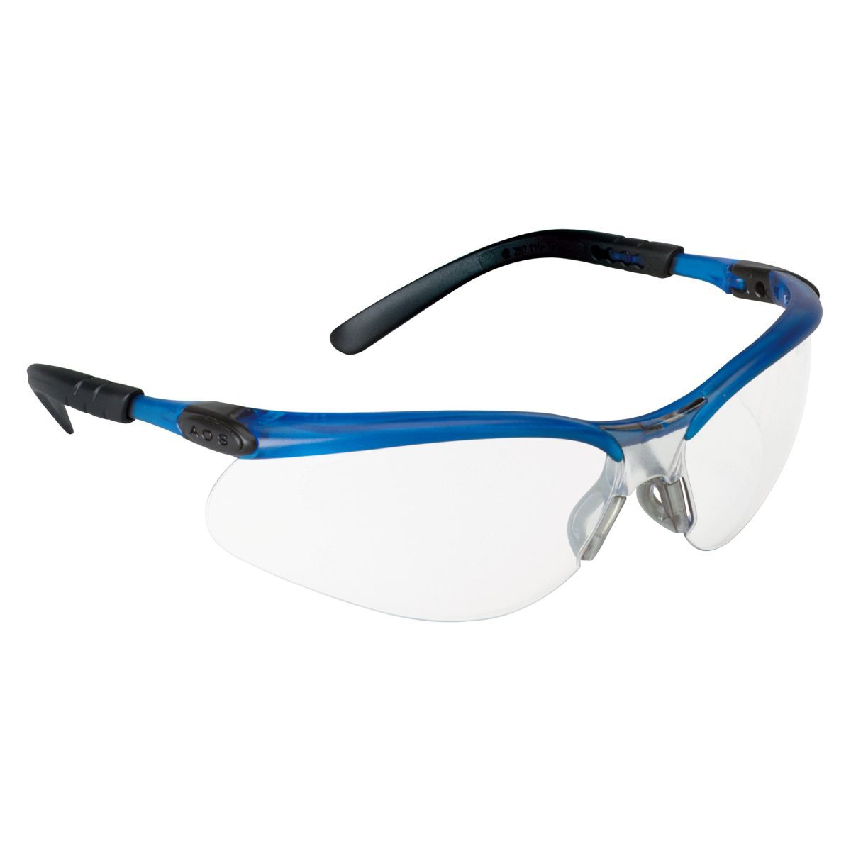 3M™ BX™ Protective Eyewear 11471-00000-20 Clear Anti-Fog Lens, Ocean Blue Frame (Availability restrictions apply.)