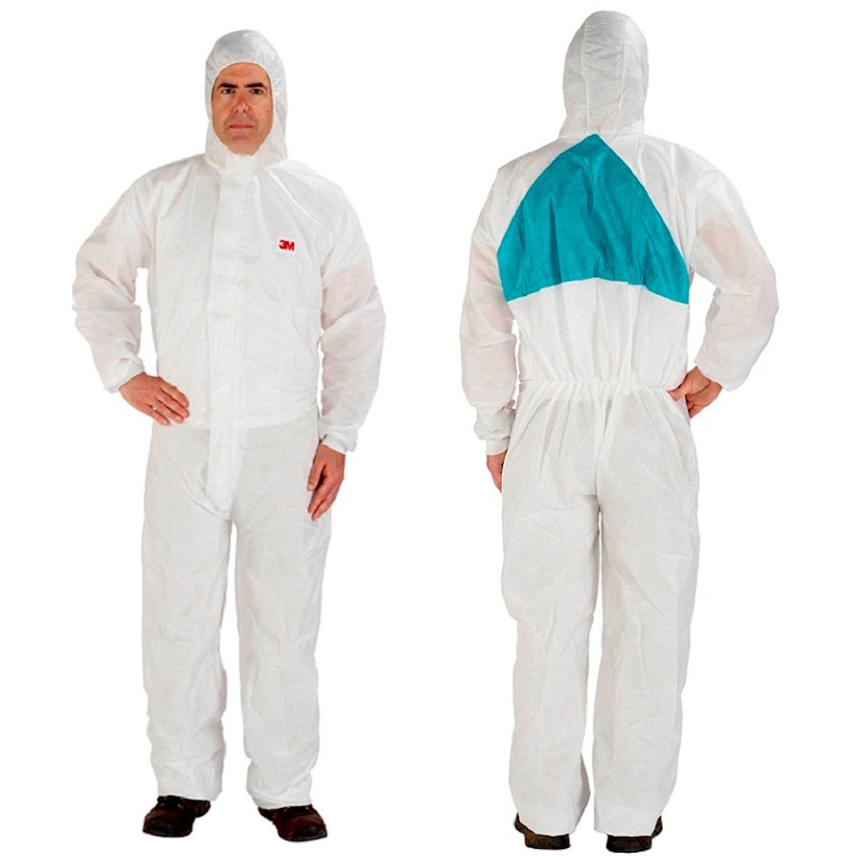 3M™ Disposable Protective Coverall 4520 L White/Green Type 5/6 (Availability restrictions apply.)