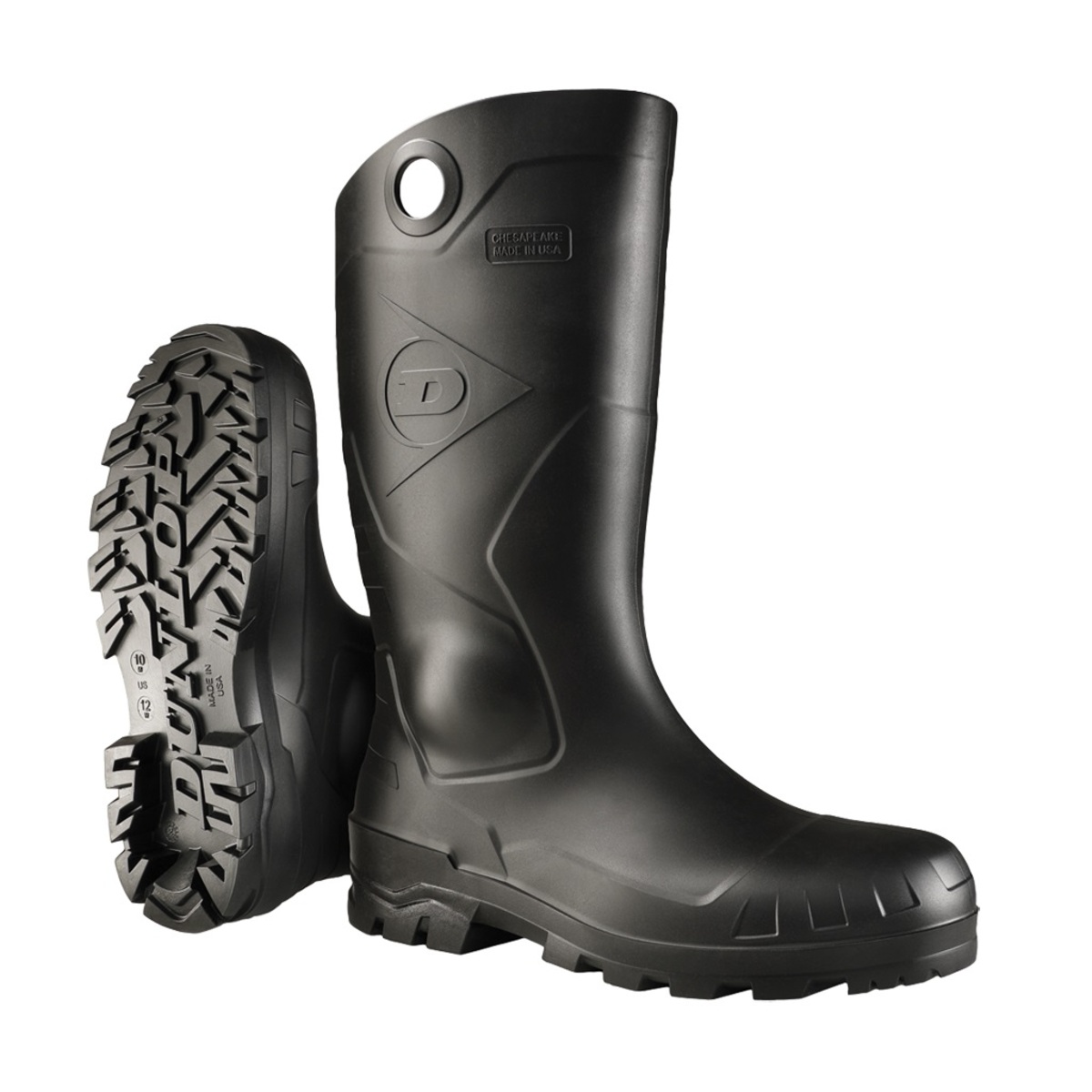 Dunlop Protective Footwear Size 10 Chesapeake Black 1 DIF86776-10 for sale online at autumn supply