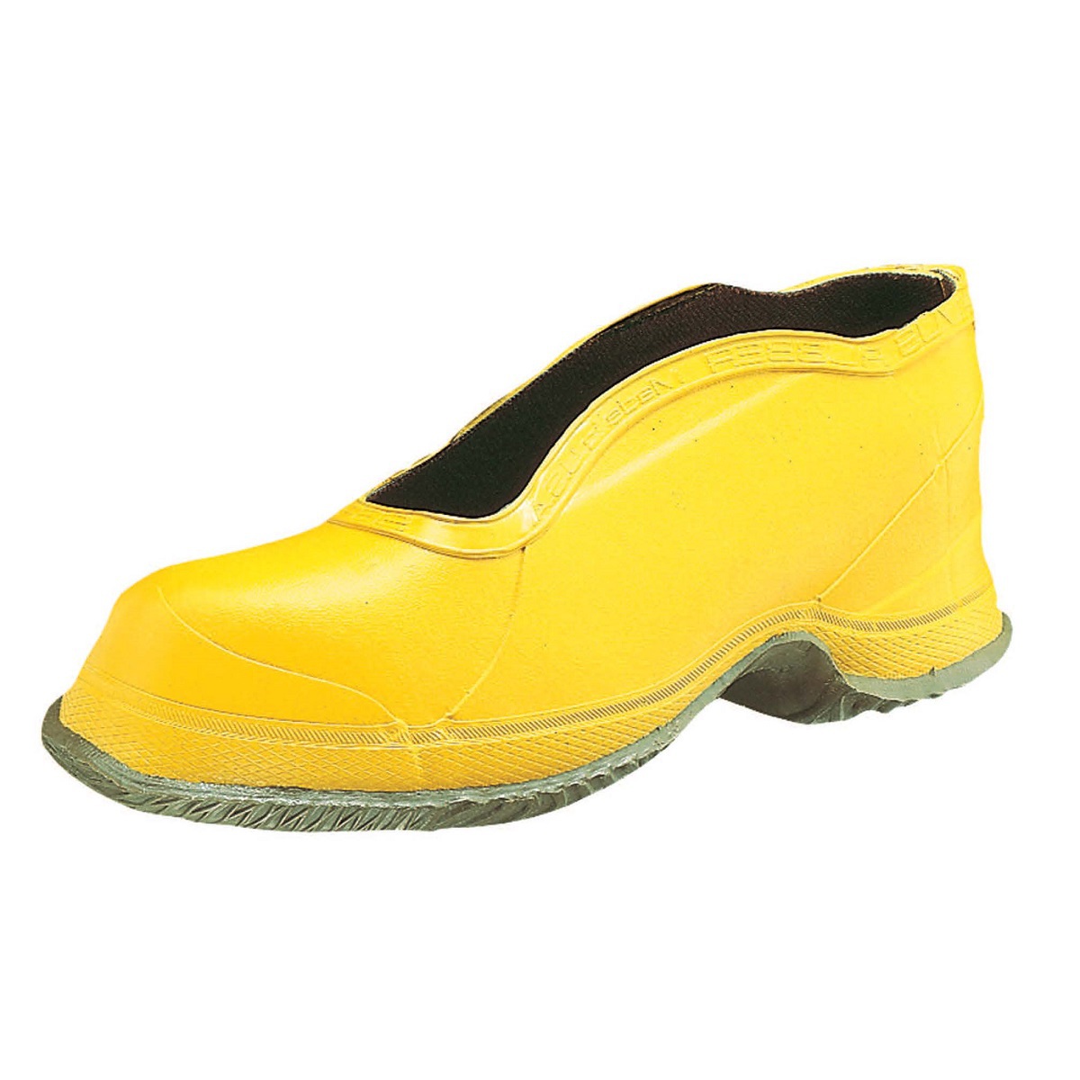 Honeywell Size 15 Salisbury Yellow Rubber Deep Heel Storm Overshoes With Fabric Lining