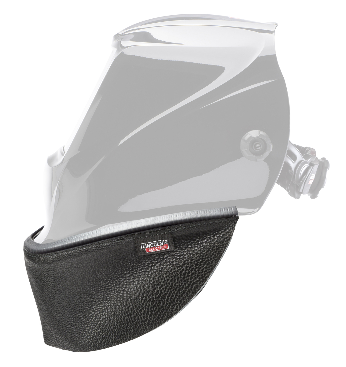 Lincoln Electric® Black Top Grain Cowhide Leather Helmet Bib