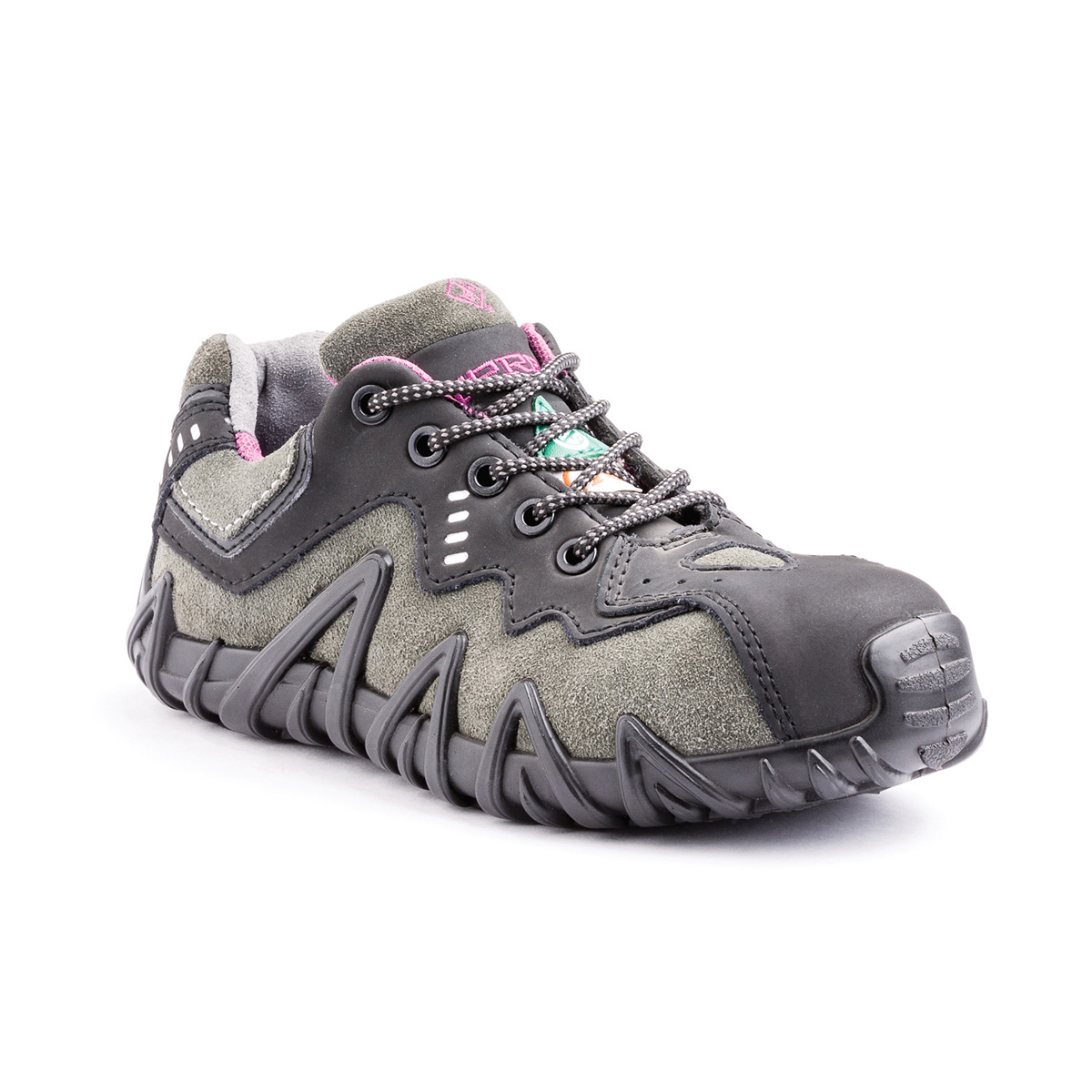 TERRA Womens Black Spider Suede Leather Composite Toe R30R6007B060M for sale online at autumn supply
