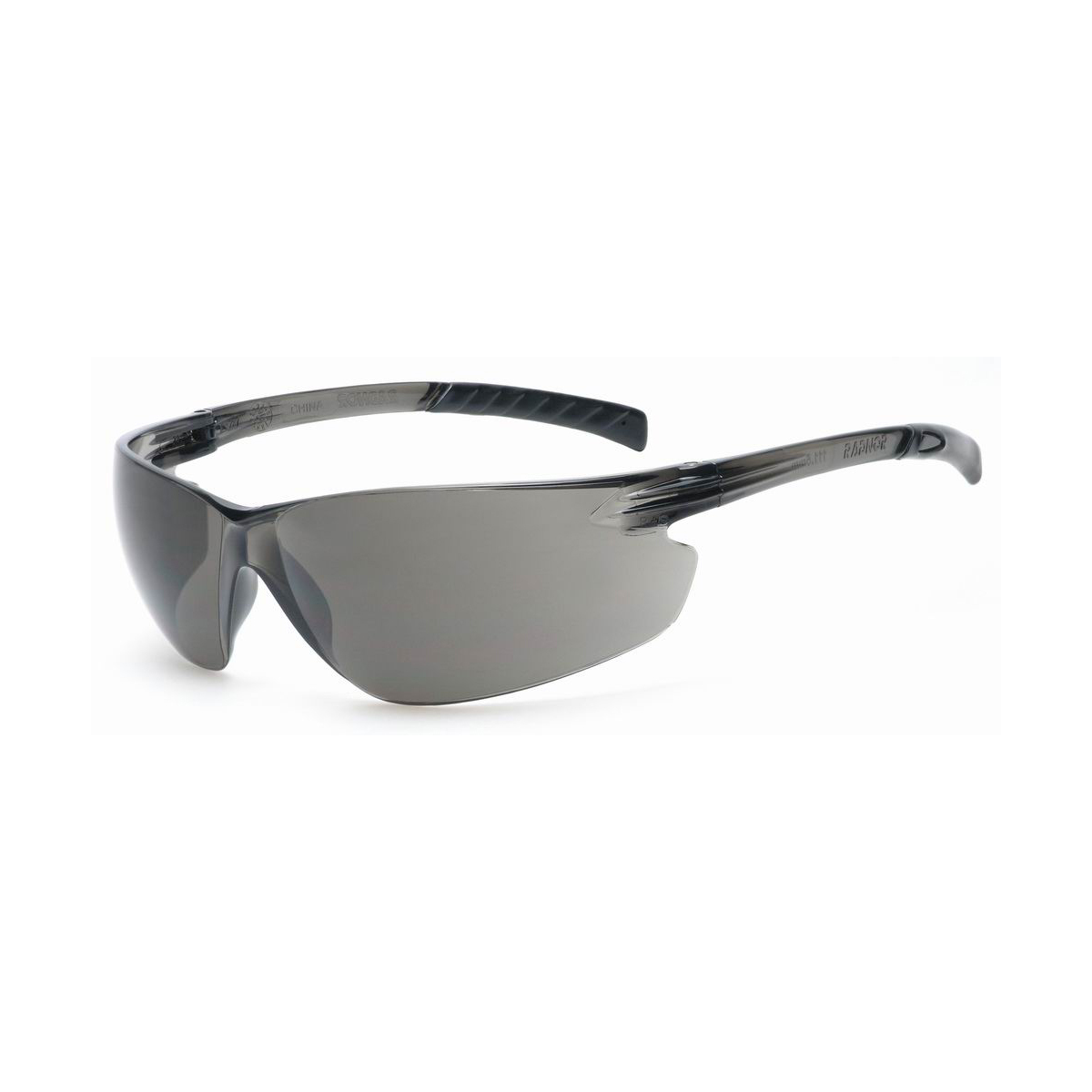 RADNOR® Classic Plus Gray Frameless Safety Glasses With Gray Polycarbonate Hard Coat Lens (Availability restrictions apply.)