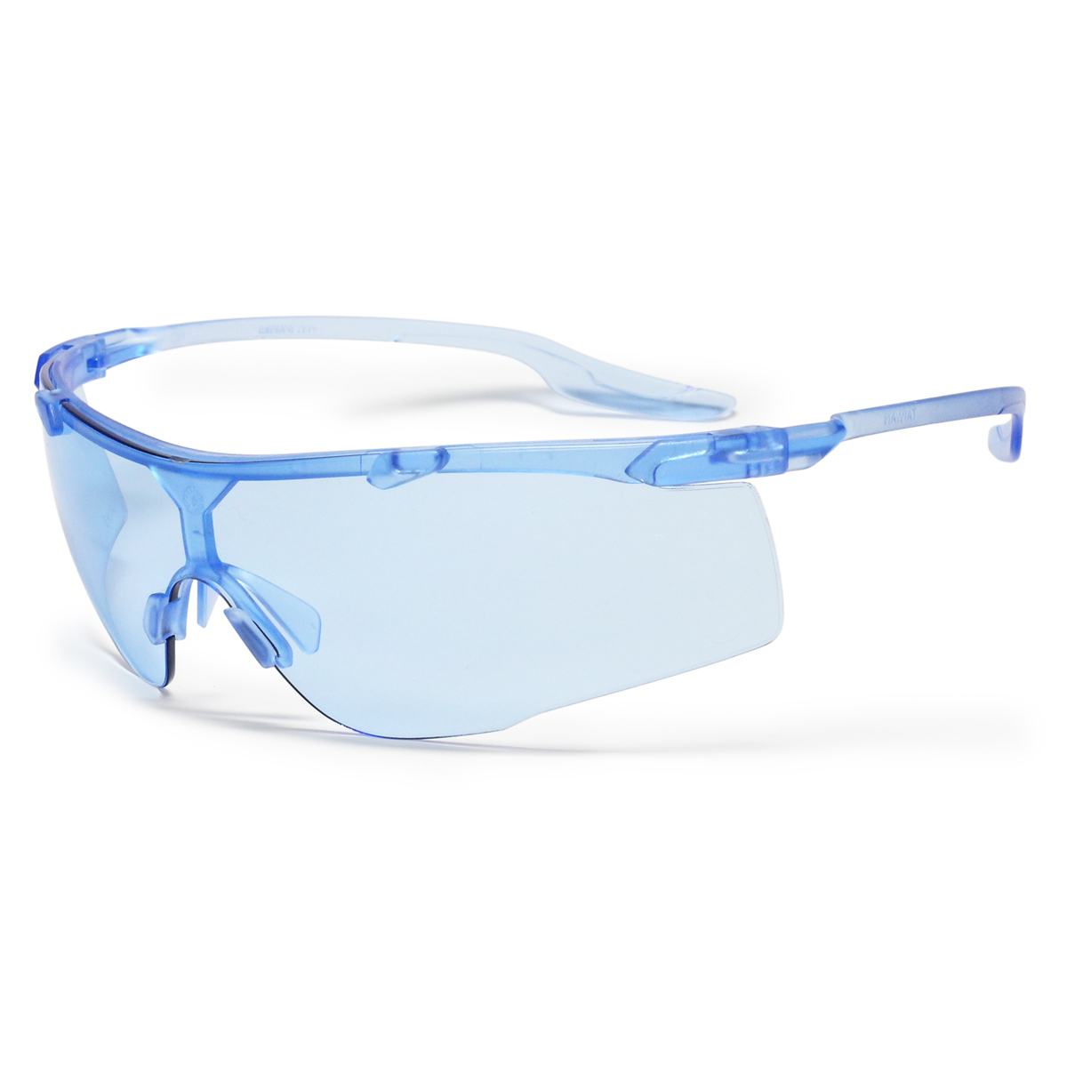RADNOR® Saffire™ Blue Safety Glasses With Blue Polycarbonate Anti-Scratch Lens (Availability restrictions apply.)
