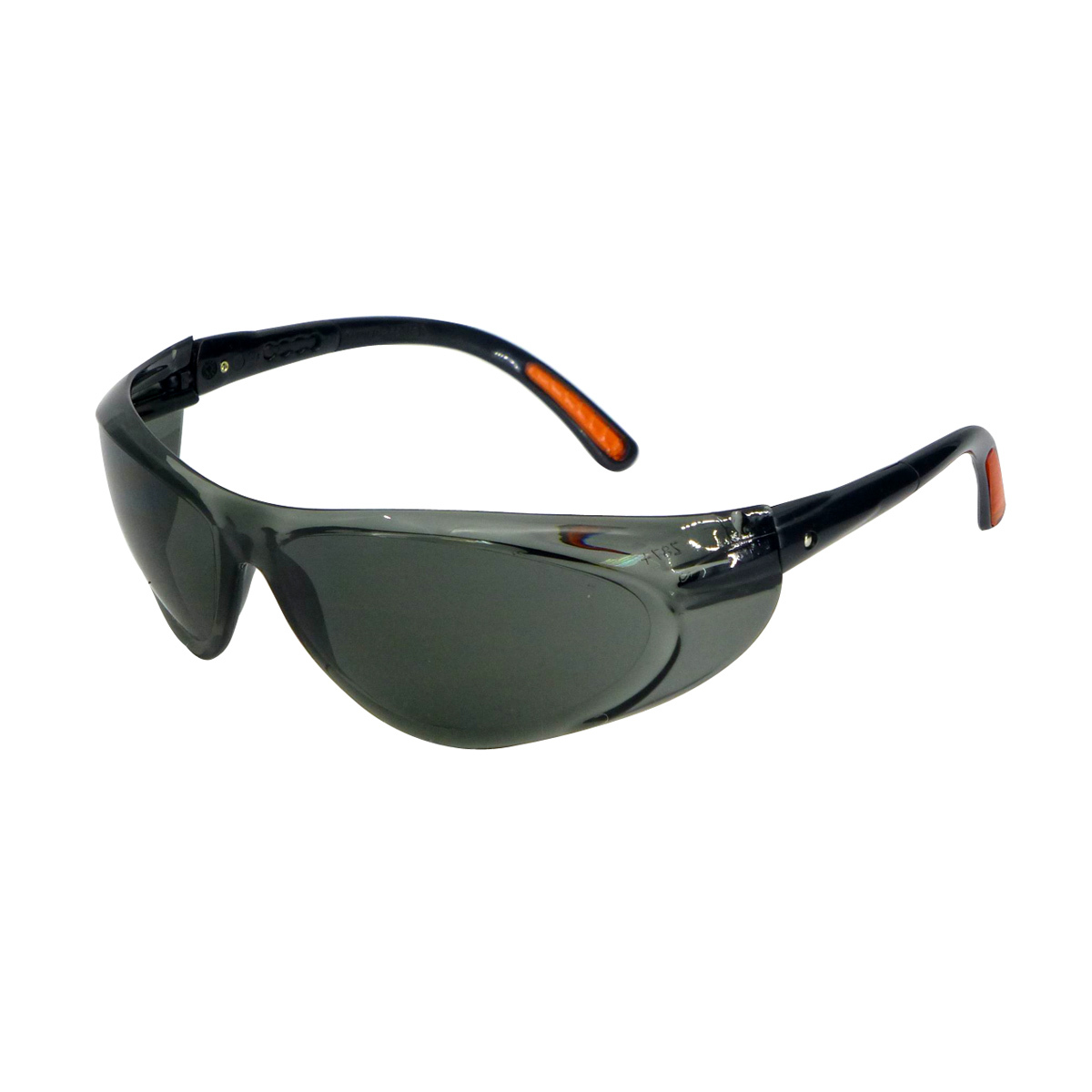 RADNOR® Action Gray Frameless Safety Glasses With Gray Polycarbonate Anti-Scratch Lens (Availability restrictions apply.)