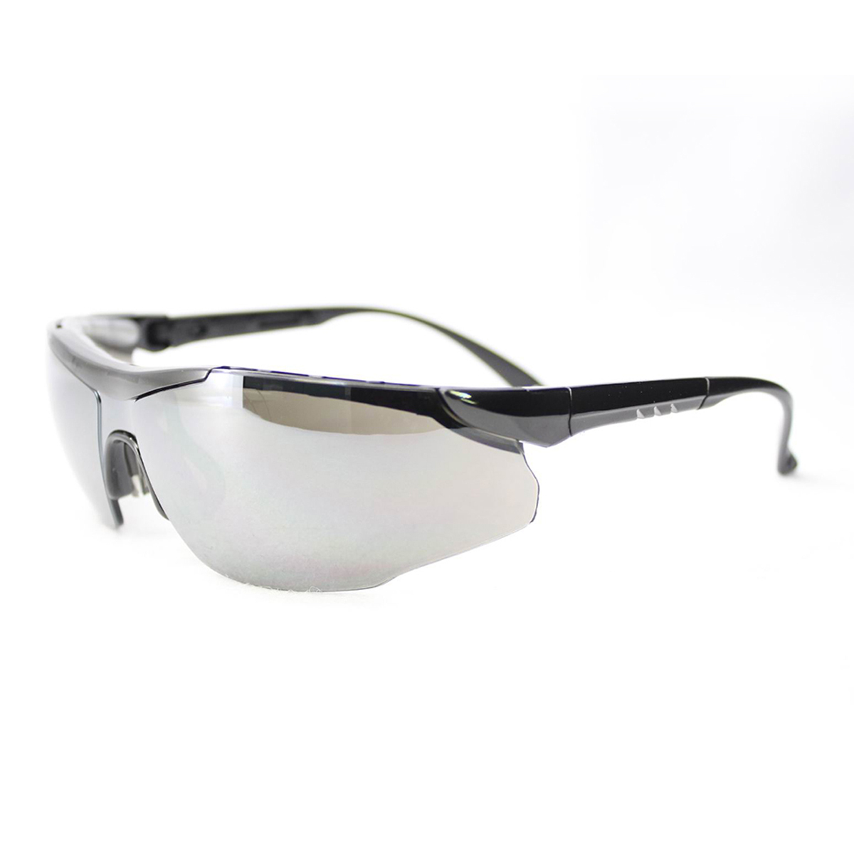 RADNOR Elite Plus Black Safety Glasses With Silver Po RAD64051605 for sale online at autumn supply