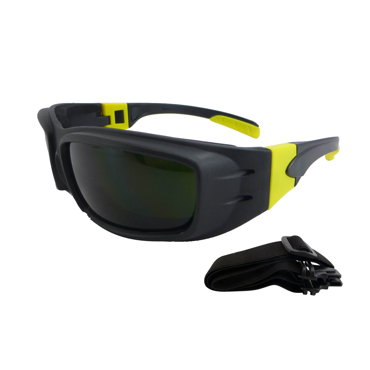RADNOR Panzer Sealed Black Safety Glasses With Shade RAD64051649 for sale online at autumn supply