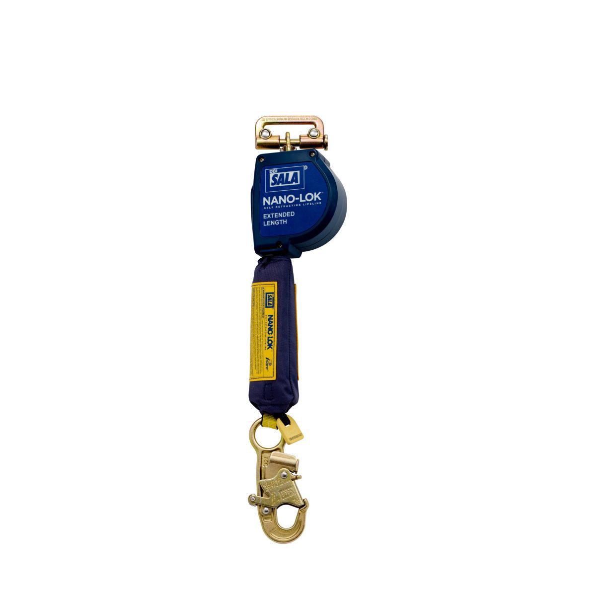 3M™ DBI-SALA® Nano-Lok™ Extended Length Quick Connect Self-Retracting Lifeline, Web 3101581, 11 ft (3.3 m) 3M™ DBI-SALA® Nano-Lok™ Extended Length Quick Connect Self-Retracting Lifeline, Web 3101581, 11 ft (3.3 m)