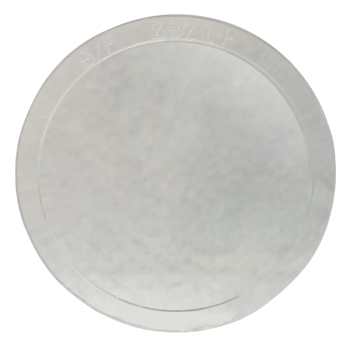 RADNOR® 50mm Clear Polycarbonate Outside Cover Plate
