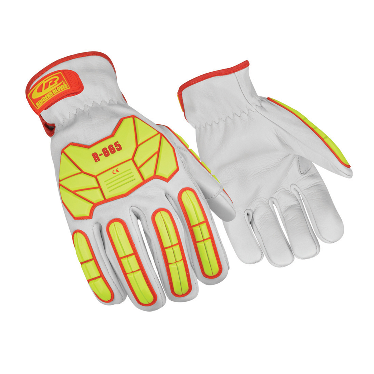 Ansell Size 9 RINGERS GLOVES® 665 Goatskin And Thermoplastic Rubber Cut Resistant Gloves