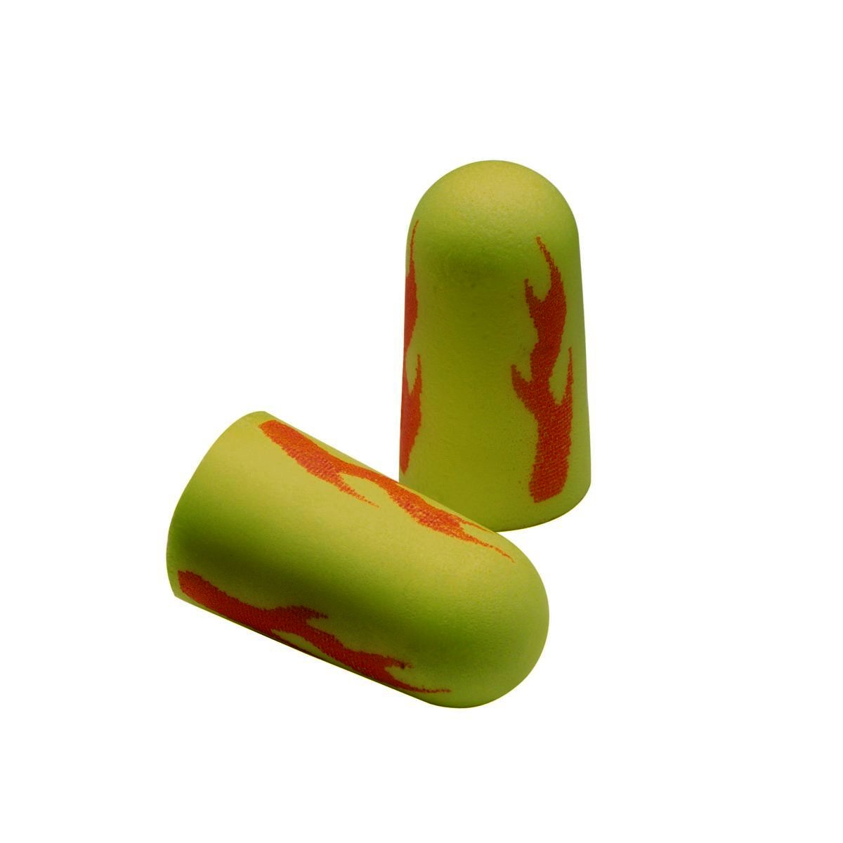 3M™ E-A-Rsoft™ Yellow Neon Blasts™ Earplugs 312-1252, Uncorded, PolyBag, Regular Size