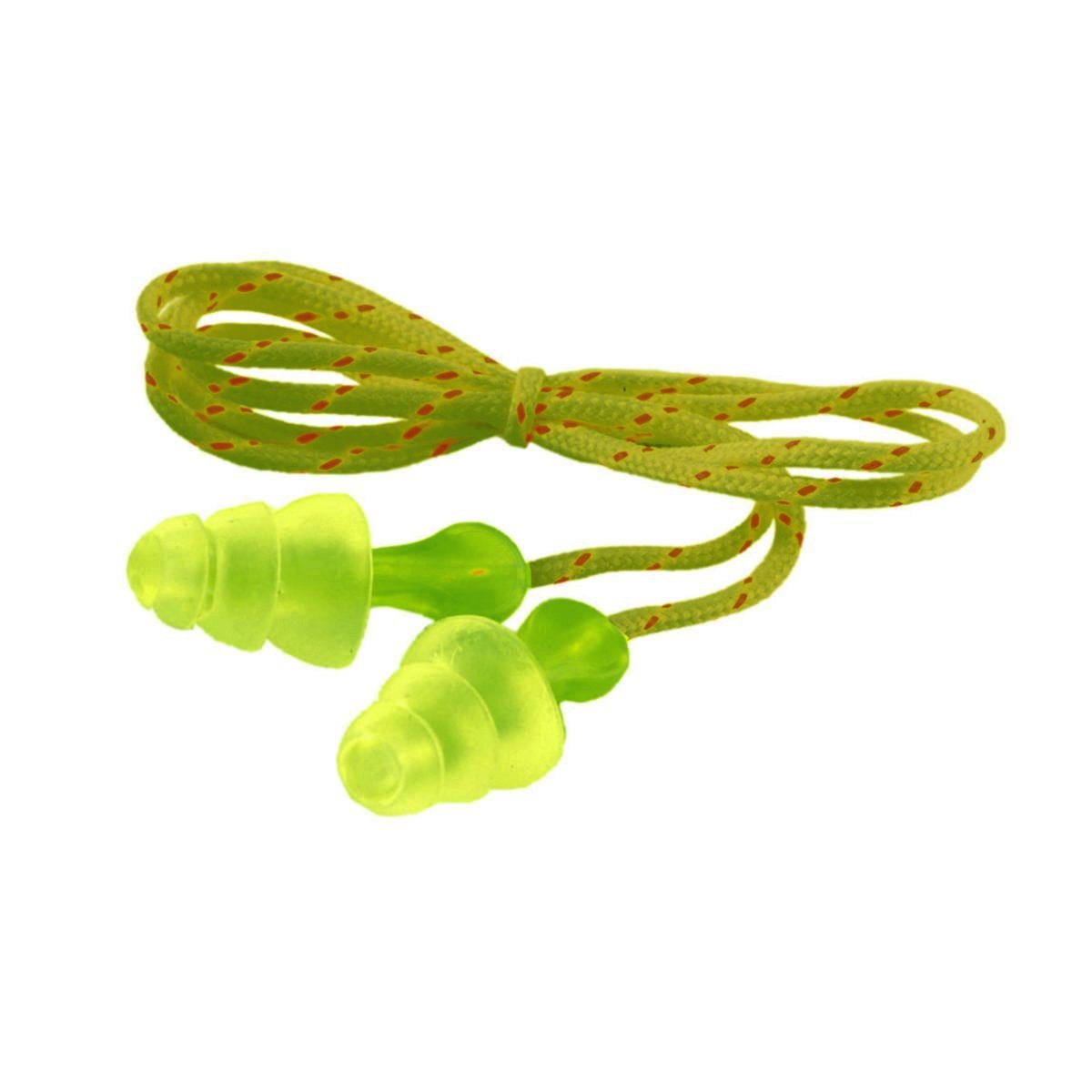 3M TriFlange Earplugs P3001 Cloth Corded 100 Pair / B 3MRP3001 for sale online at autumn supply