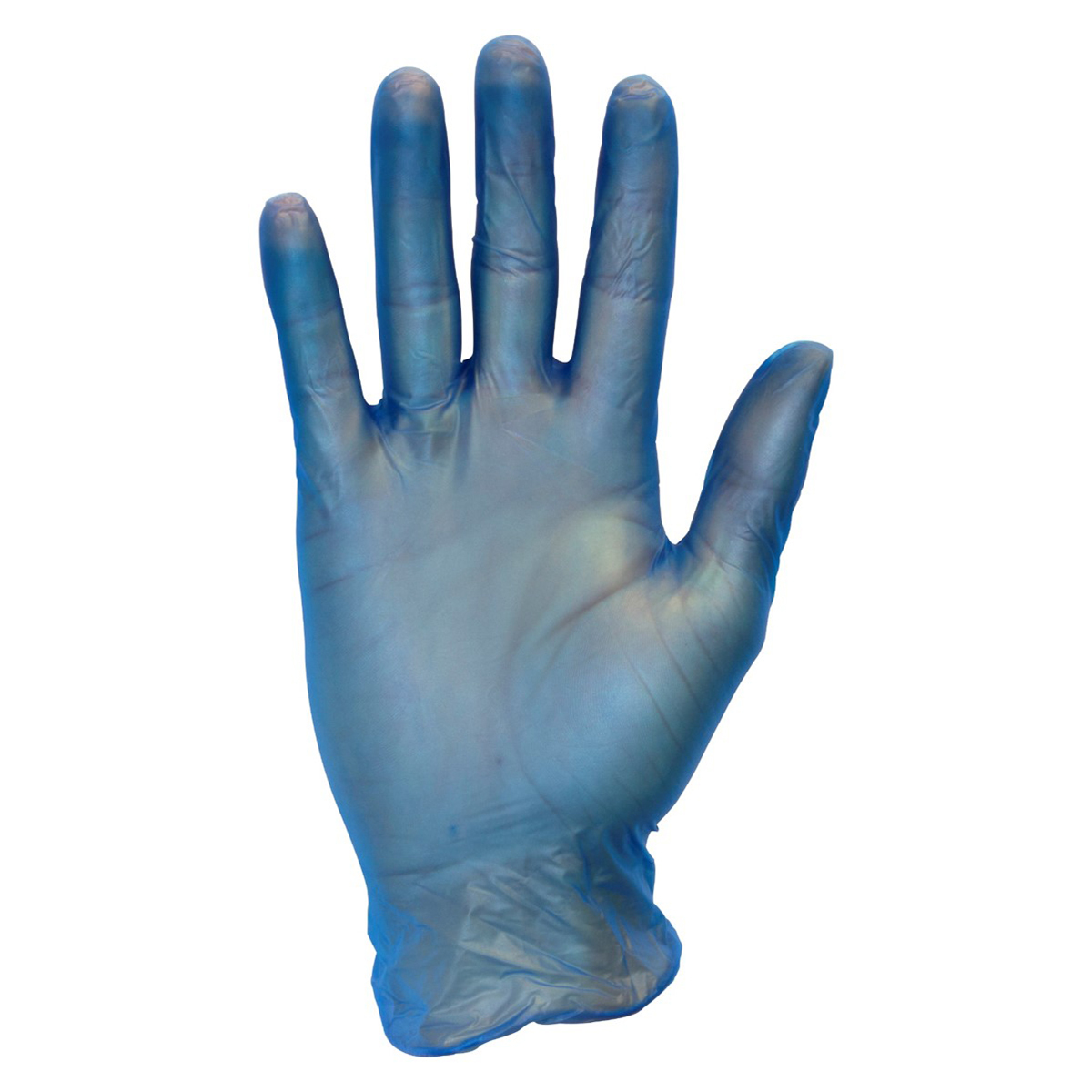 RADNOR® Medium Blue 4.5 mil Latex-Free Vinyl Lightly Powdered Disposable Gloves (100 Gloves Per Box) (Availability restrictions RADNOR® Medium Blue 4.5 mil Latex-Free Vinyl Lightly Powdered Disposable Gloves (100 Gloves Per Box) (Availability restrictions